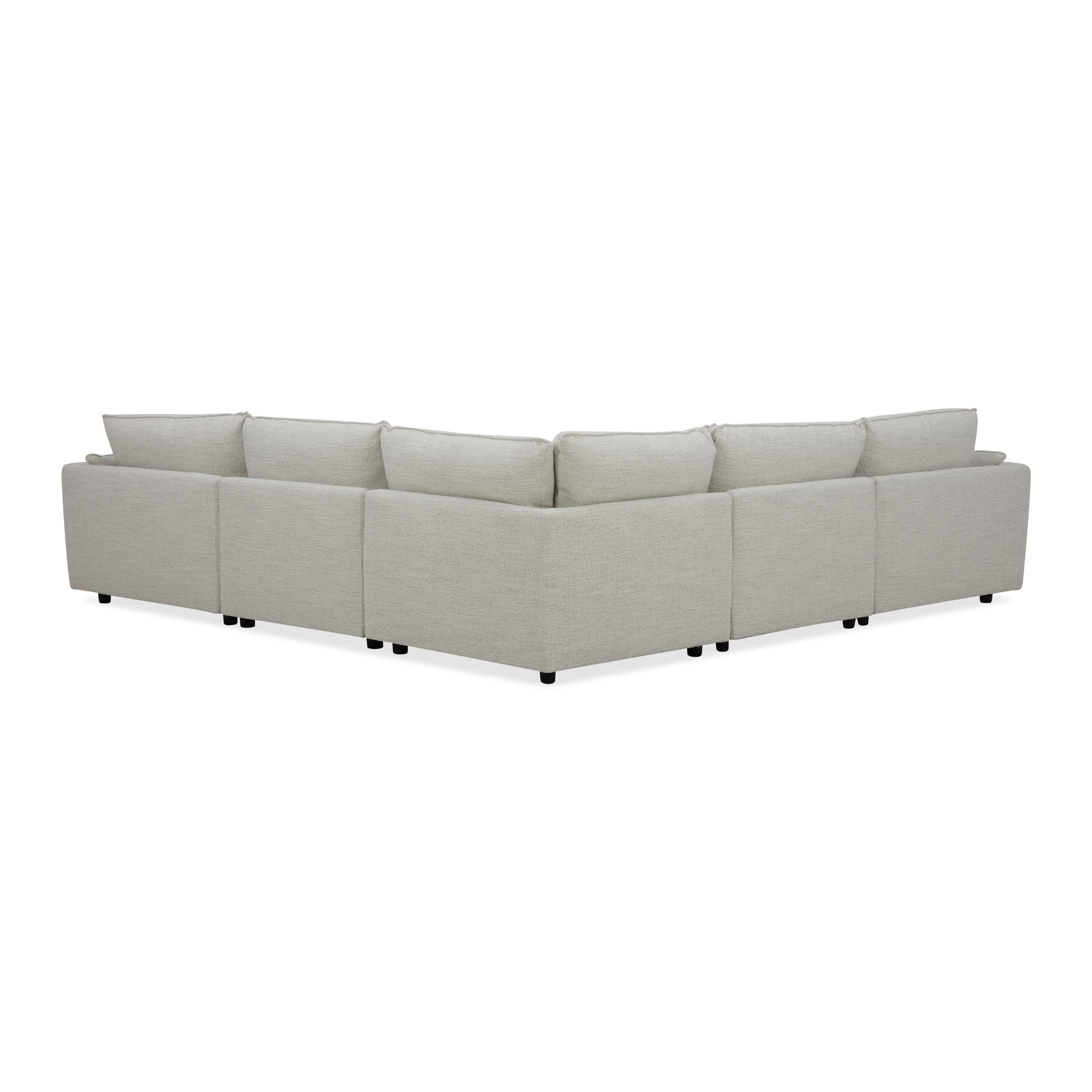 Martina 6 Piece Sectional - Merino Pearl - Image 5