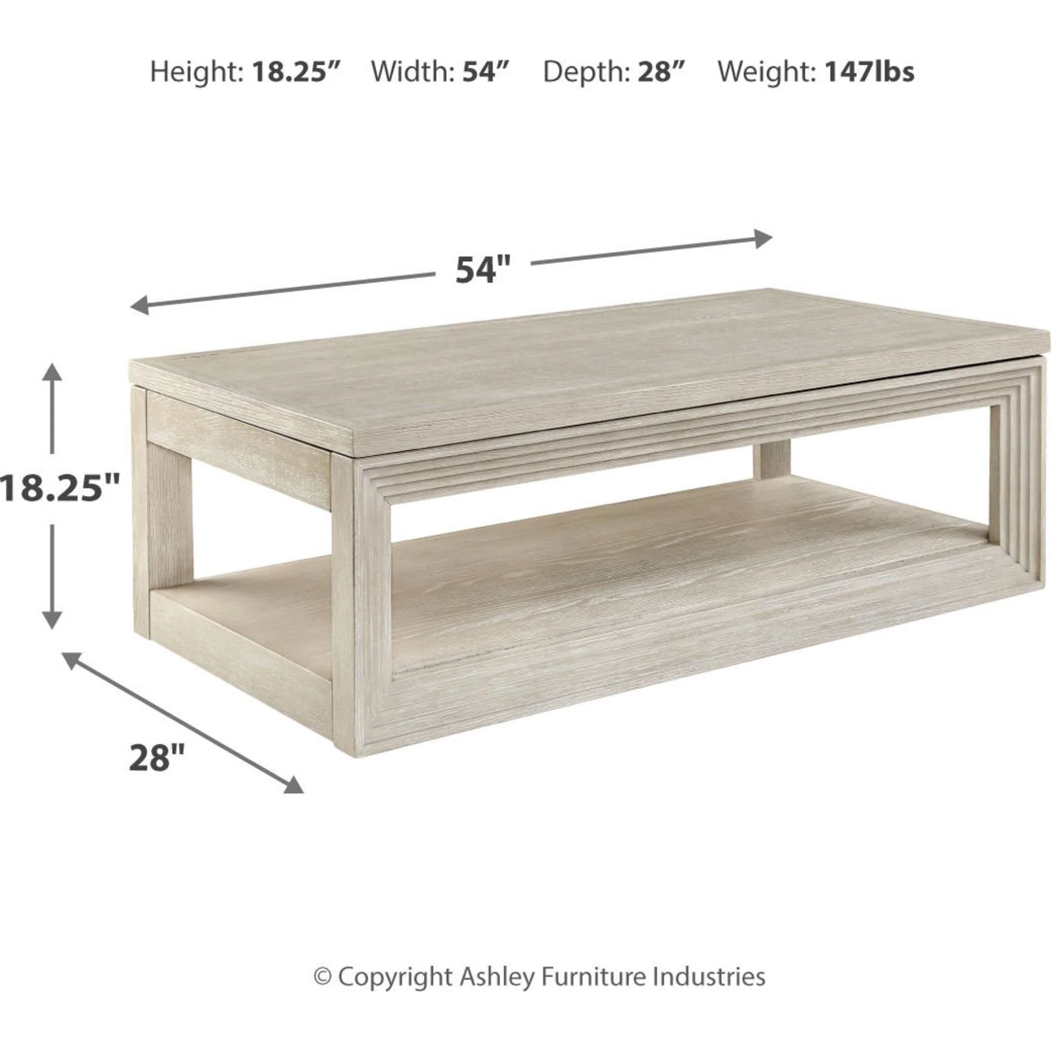 Marxhart Coffee Table - Bisque - Image 10