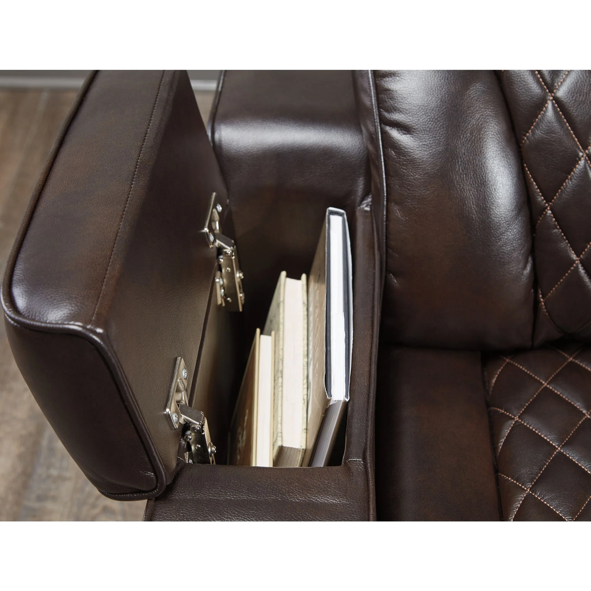 Warnerton Power Recliner - Chocolate - Image 10