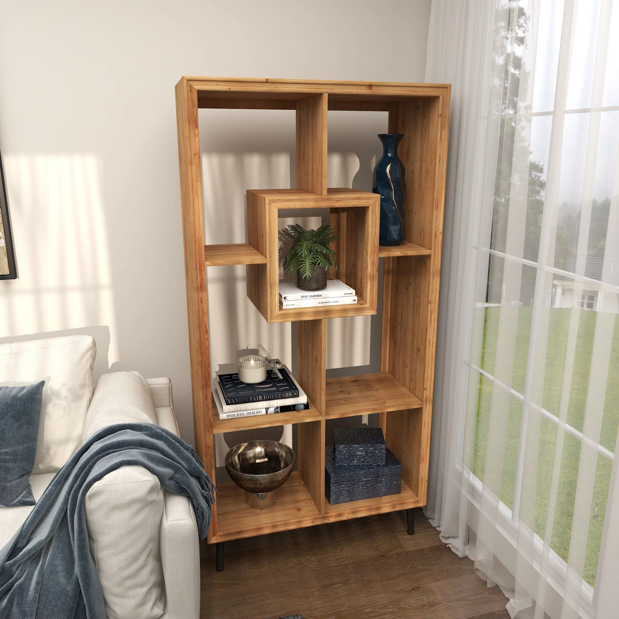 Maya Shelving Unit - Brown - Image 13