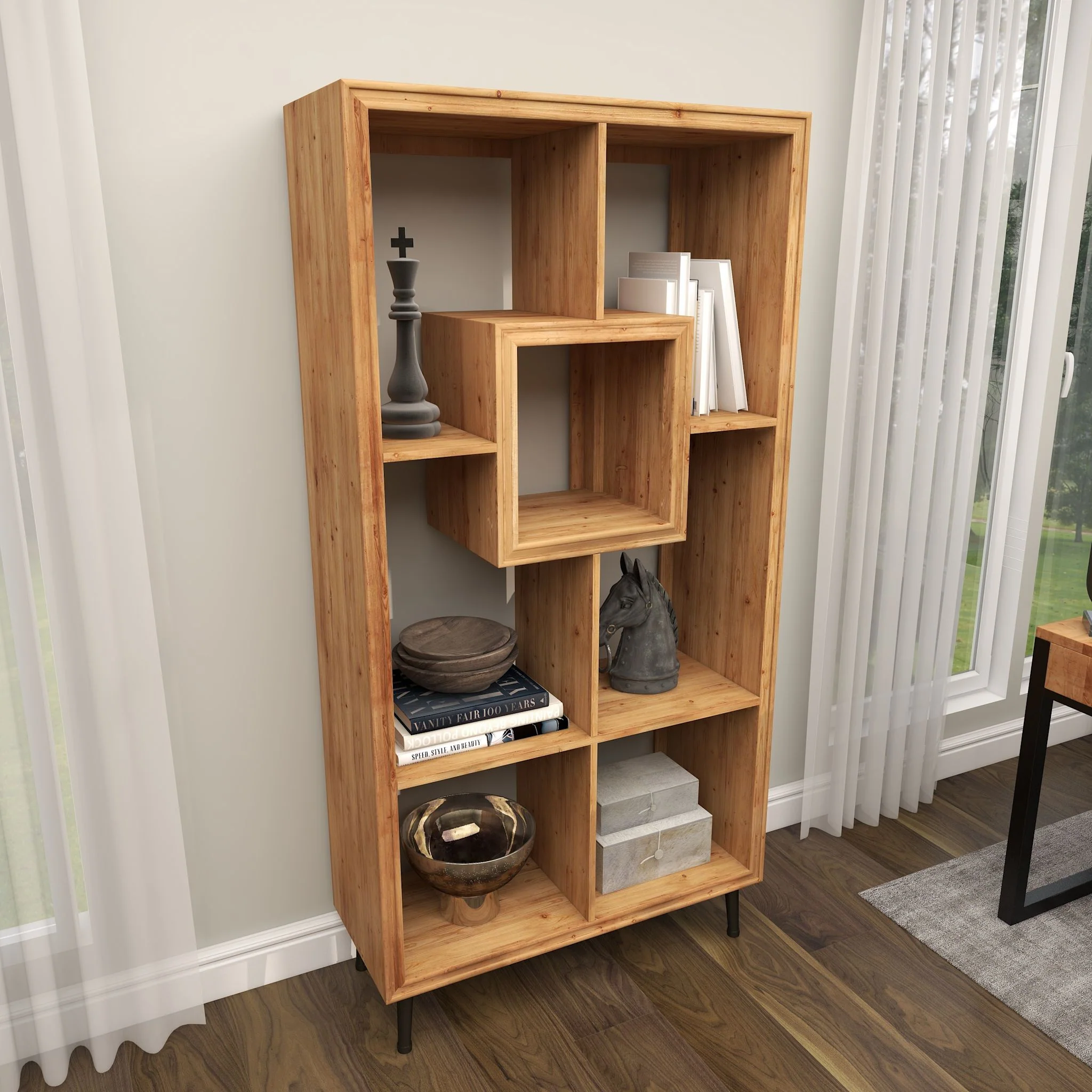 Maya Shelving Unit - Brown - Image 15