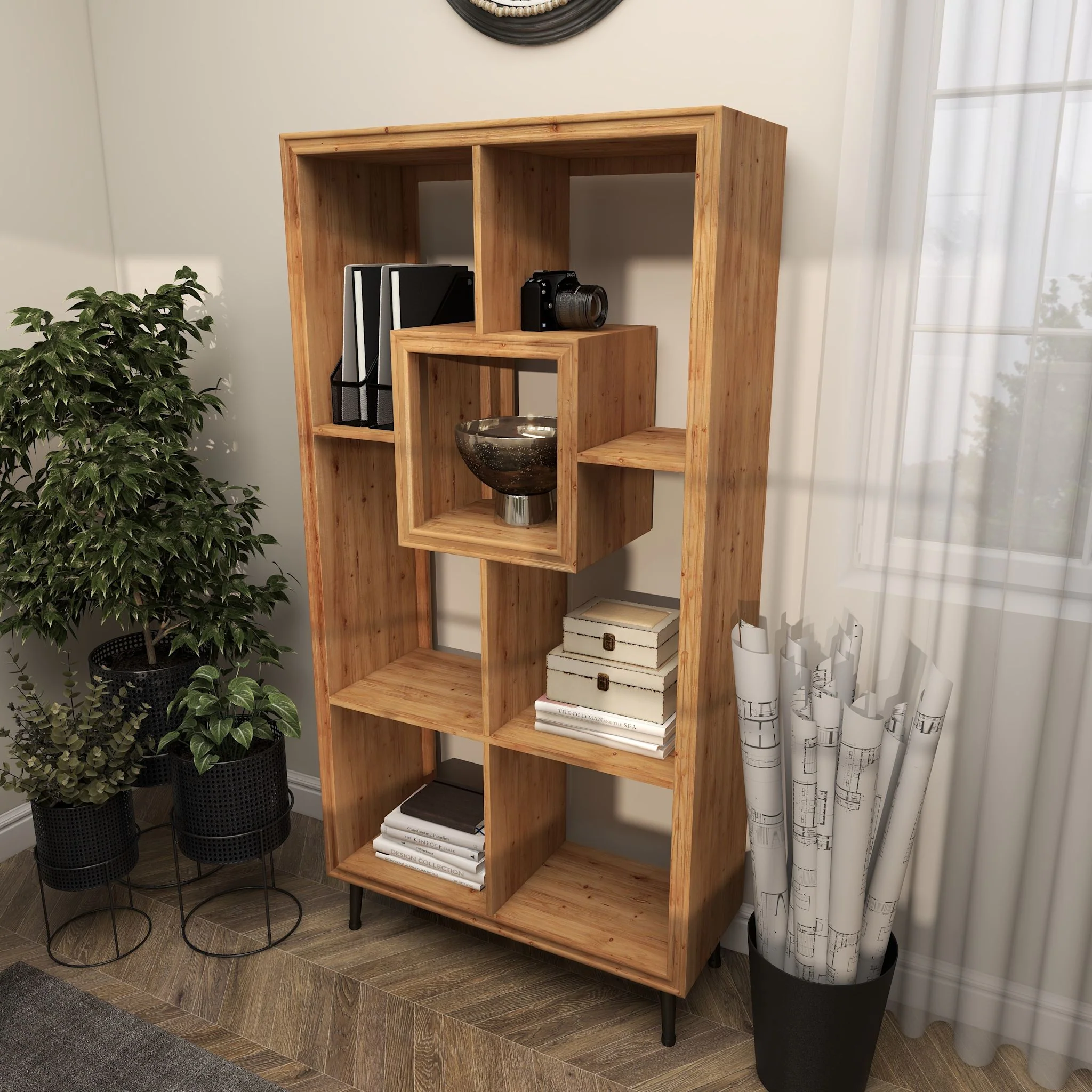 Maya Shelving Unit - Brown - Image 16