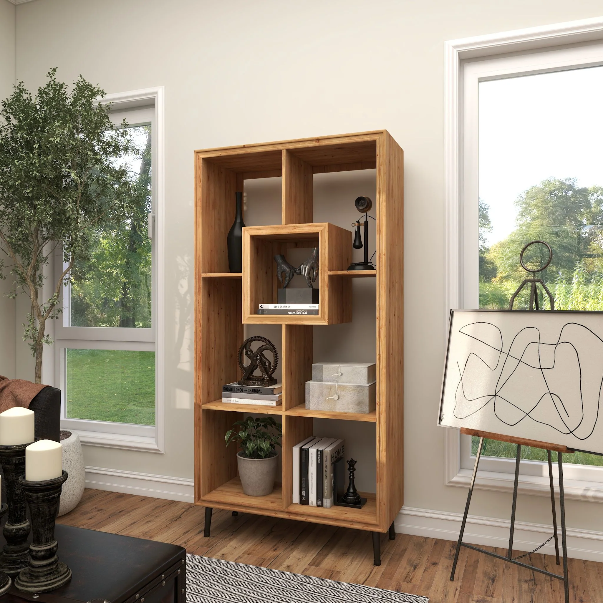 Maya Shelving Unit - Brown - Image 19