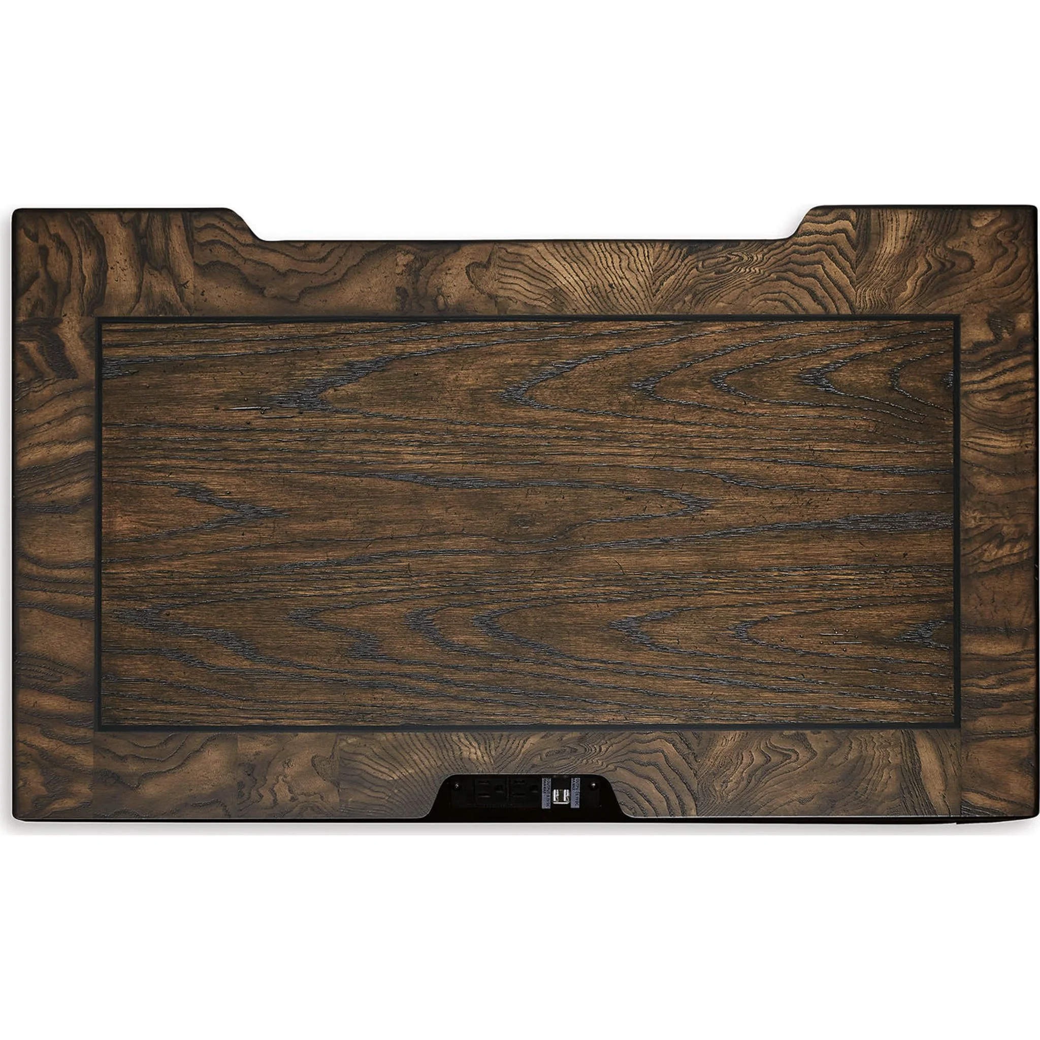 Maylee 6 Piece Panel Bedroom - Dark Brown - Image 17