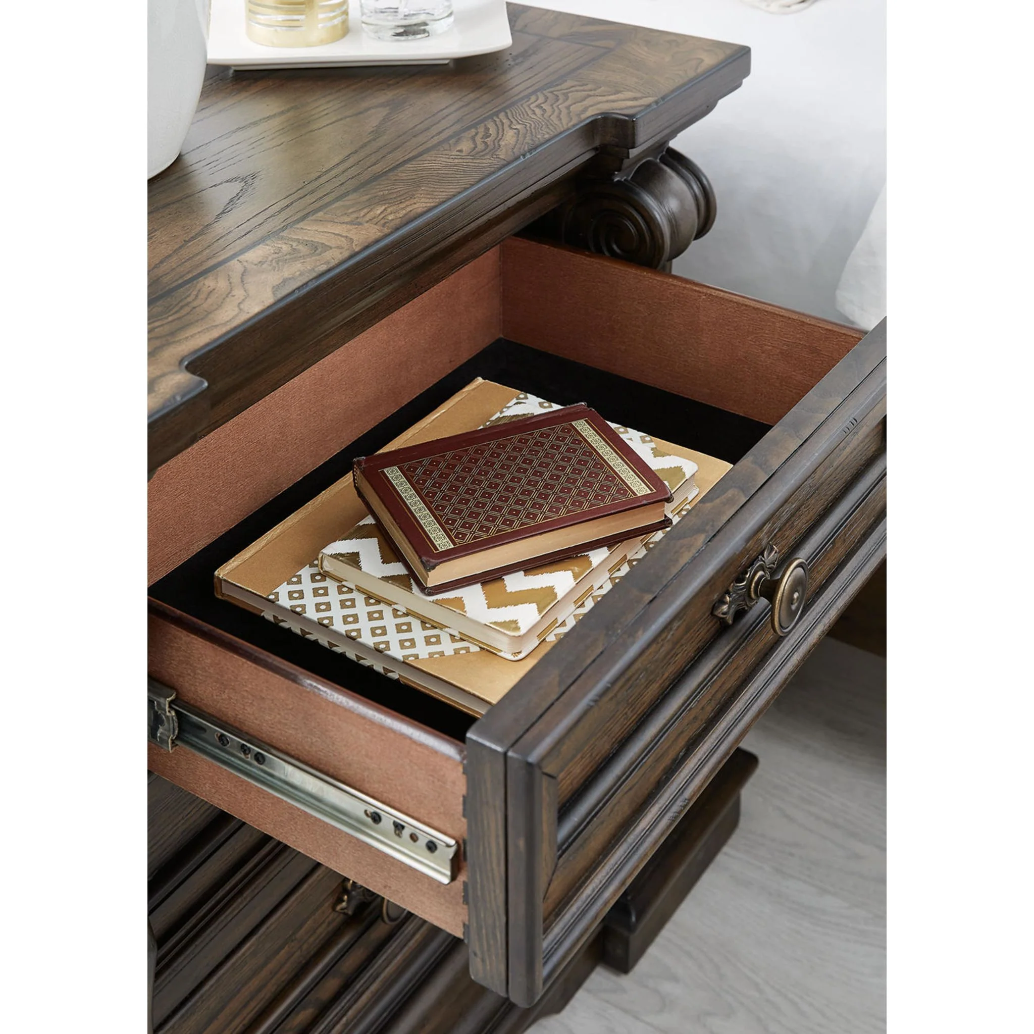 Maylee 6 Piece Panel Bedroom - Dark Brown - Image 31
