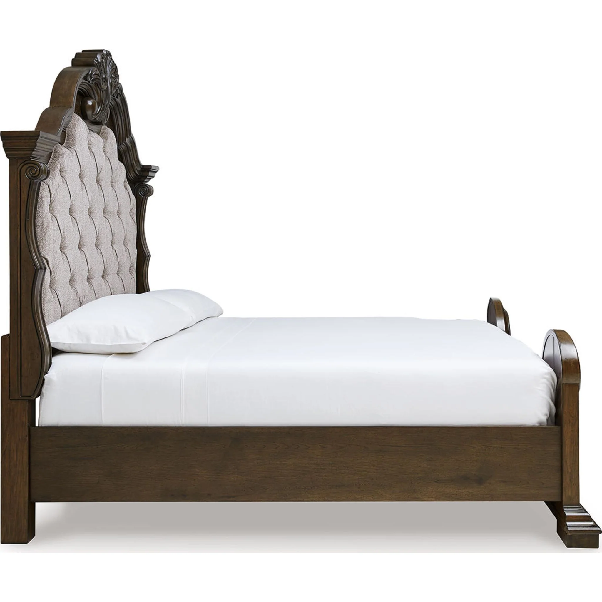 Maylee 6 Piece Panel Bedroom - Dark Brown - Image 9