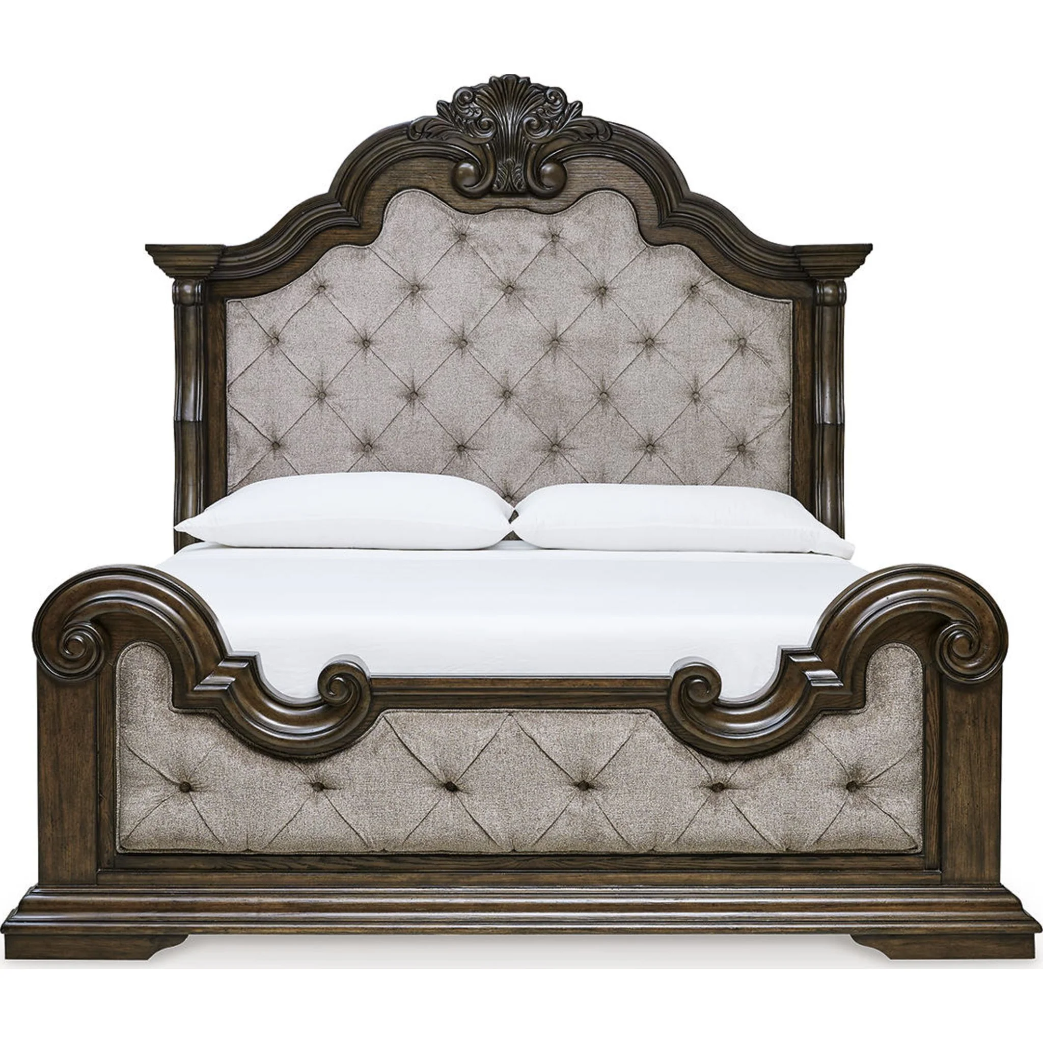 Maylee Panel Bed - Dark Brown - Image 14