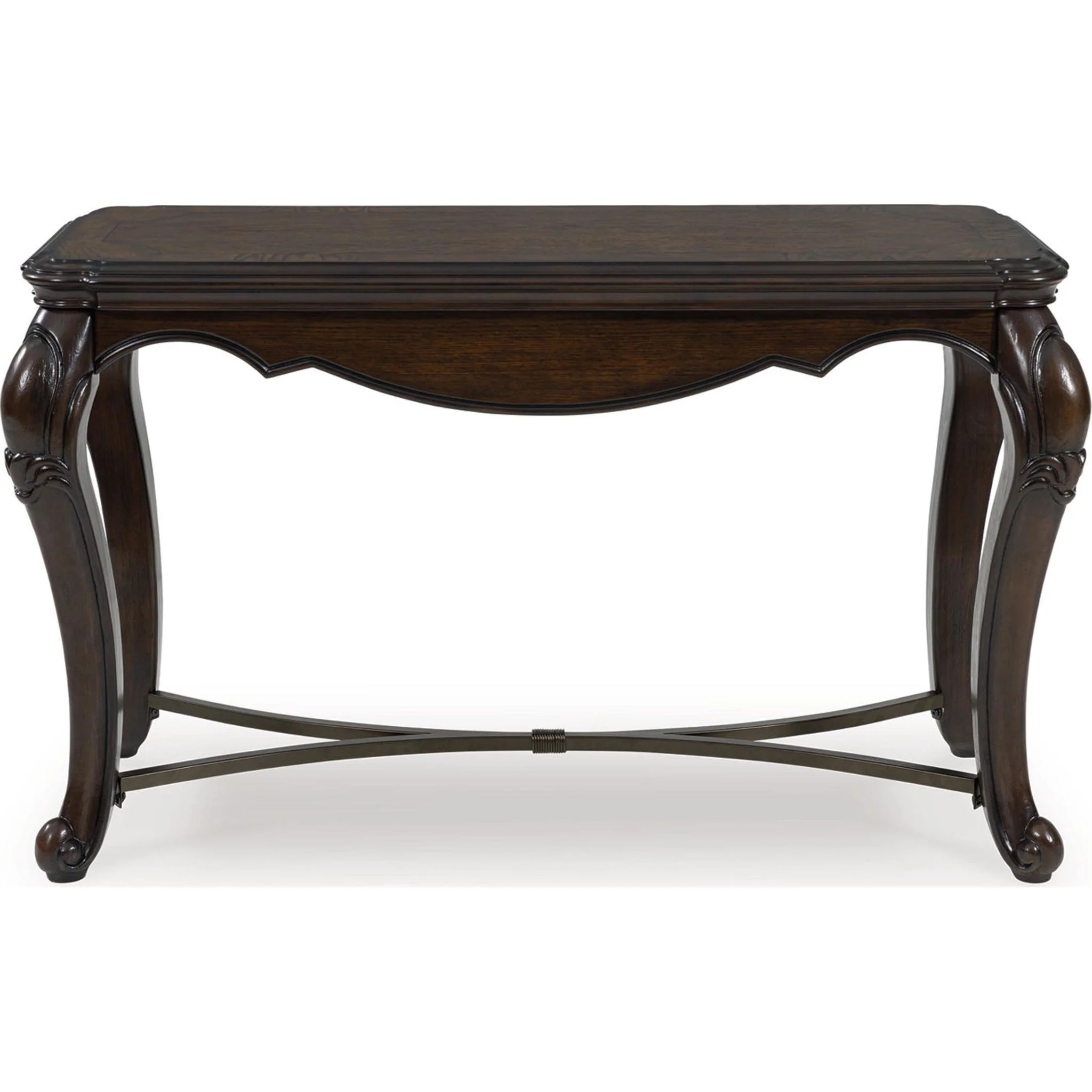 Maylee Sofa Table - Dark Brown - Image 4