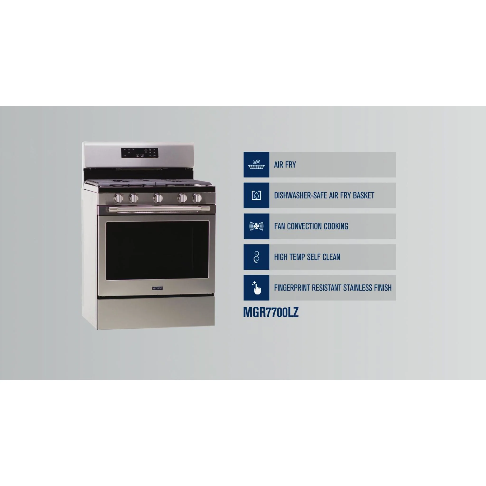 Maytag Gas Range with Air Fryer and Basket - 5.0 cu. ft. (MGR7700LZ) - Image 35