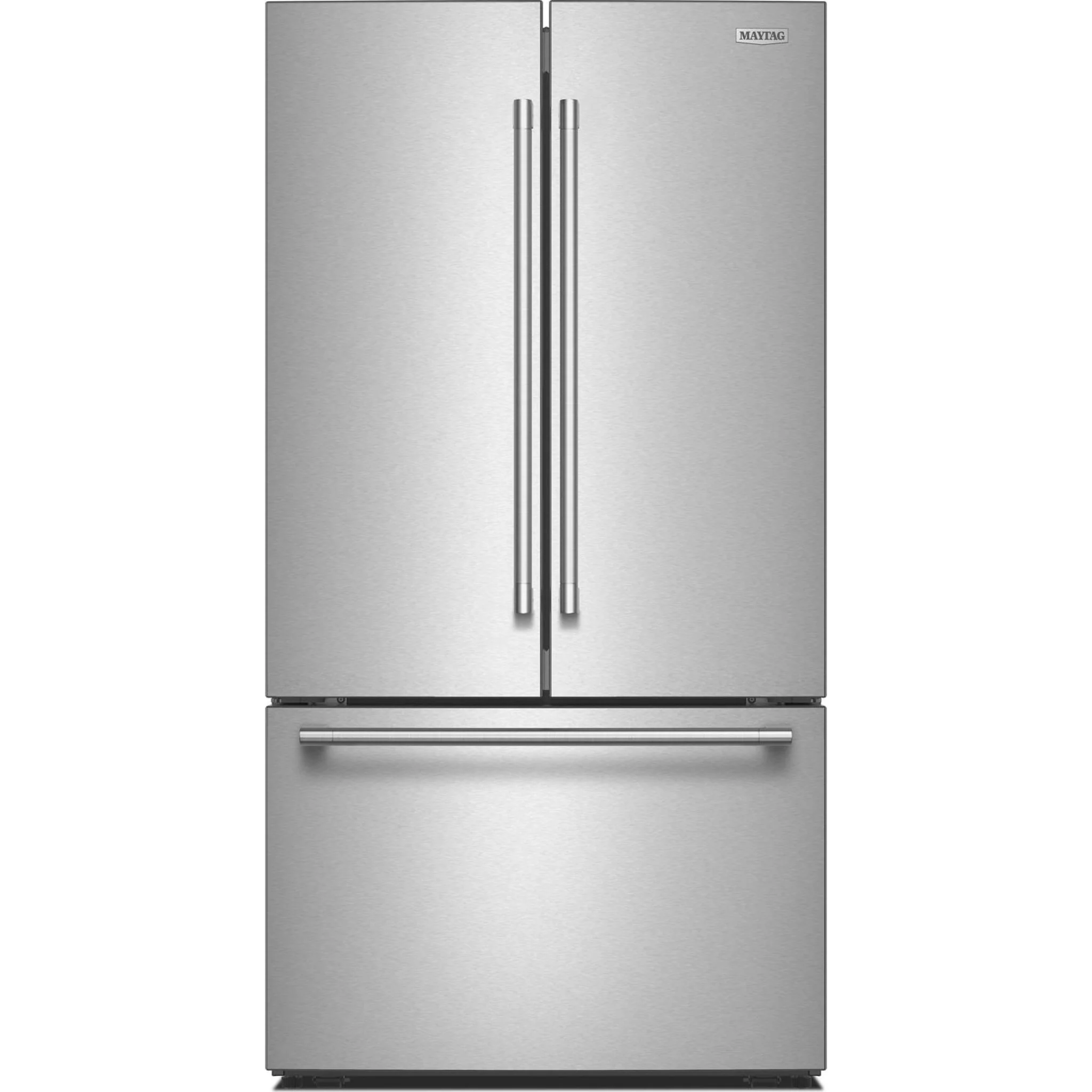 Maytag® 31 Cu. Ft. XL Capacity French Door Bottom Mount Refrigerator with Ice + Water