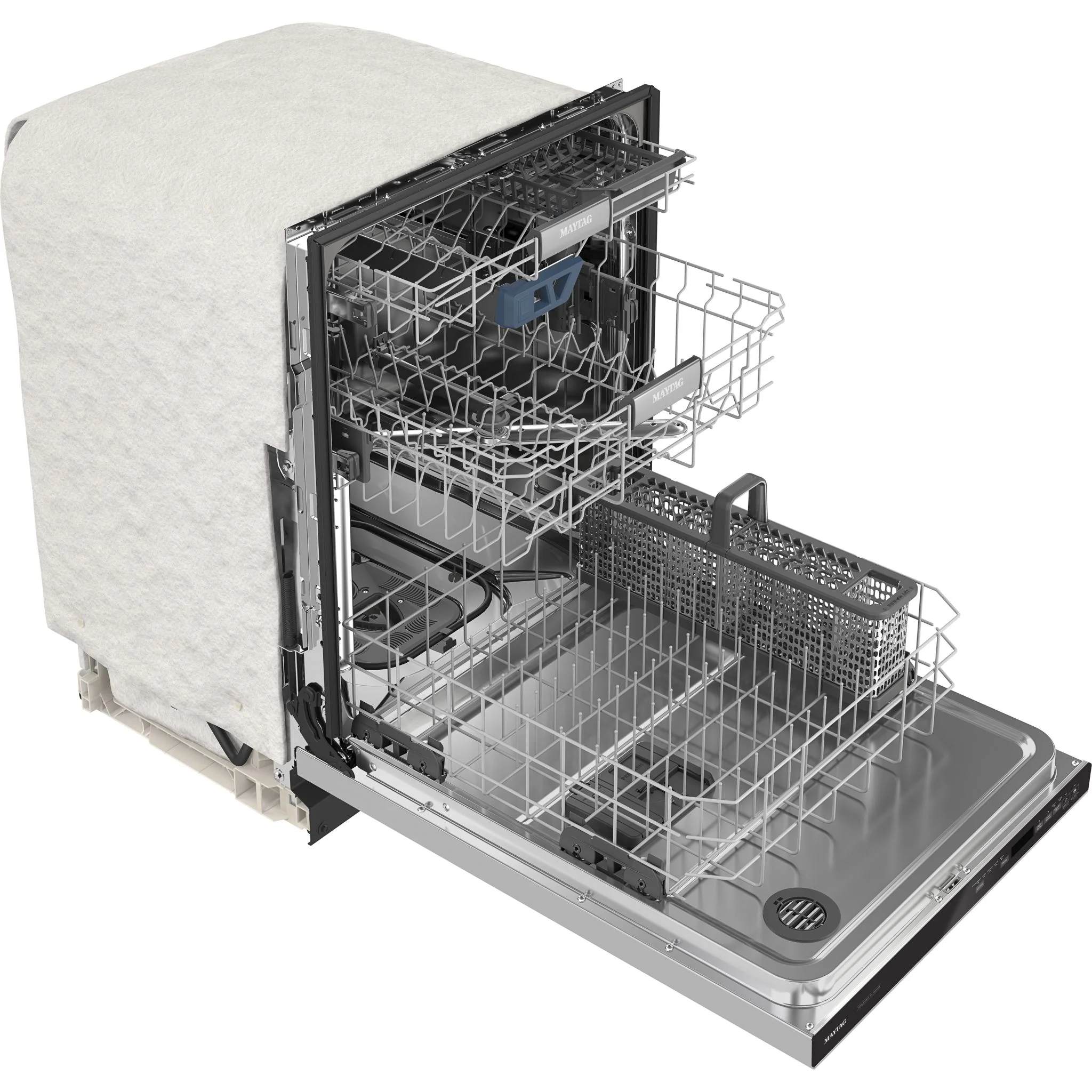 Maytag Top control dishwasher with Third Level Rack and Dual Power Filtration - Stainless Steel (MDB9959SKZ) - Image 6