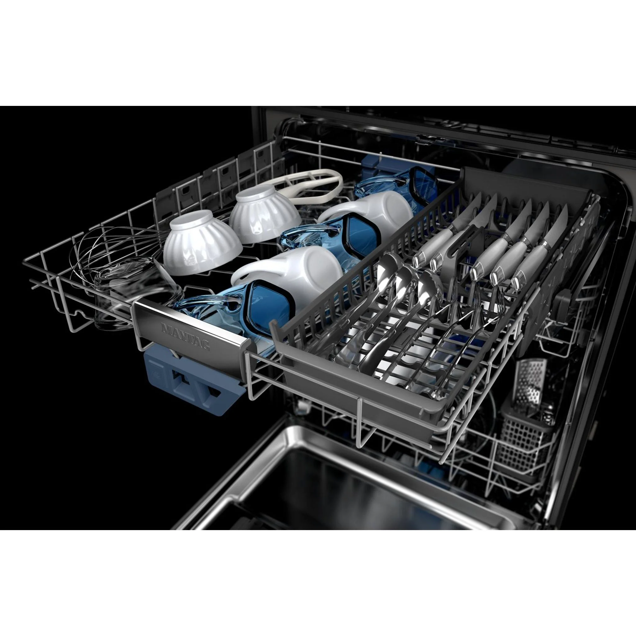 Maytag Top control dishwasher with Third Level Rack and Dual Power Filtration - Stainless Steel (MDB9979SKZ) - Image 30