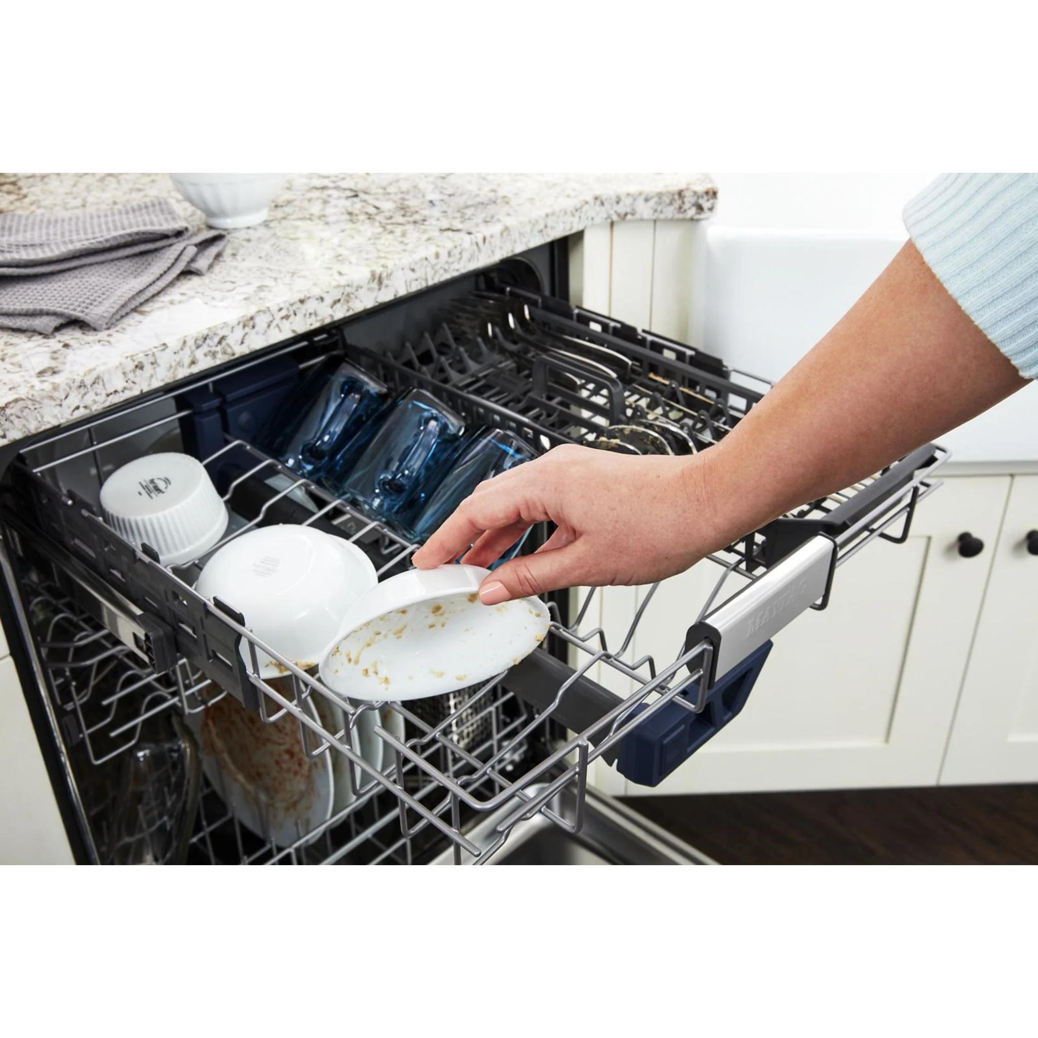 Maytag Top control dishwasher with Third Level Rack and Dual Power Filtration - Black (MDB8959SKB) - Image 28