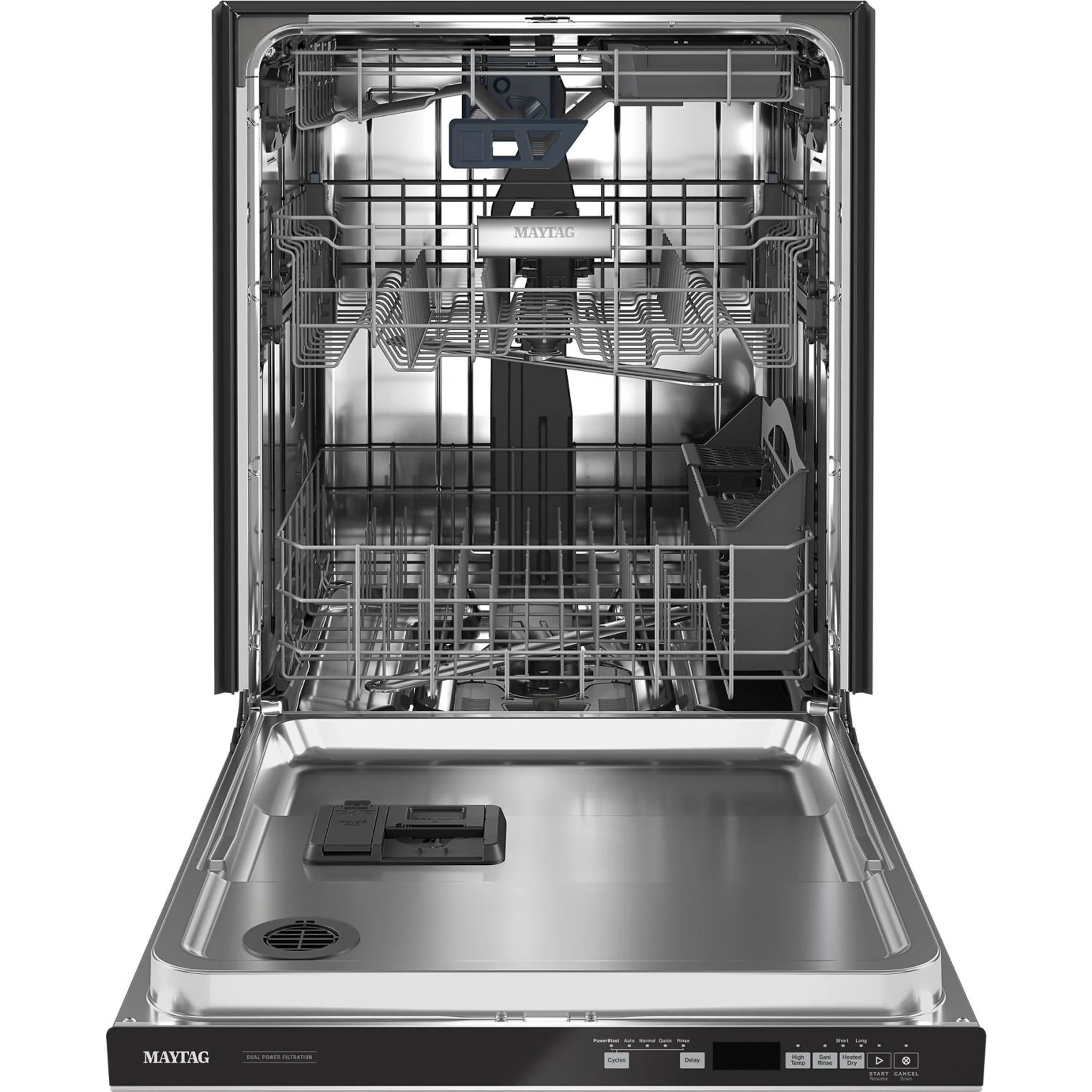 Maytag Top Control Dishwasher with Dual Power Filtration, Power  Cycle and 3rd Level Rack - Stainless Steel (MDB8959SKZ) - Image 29