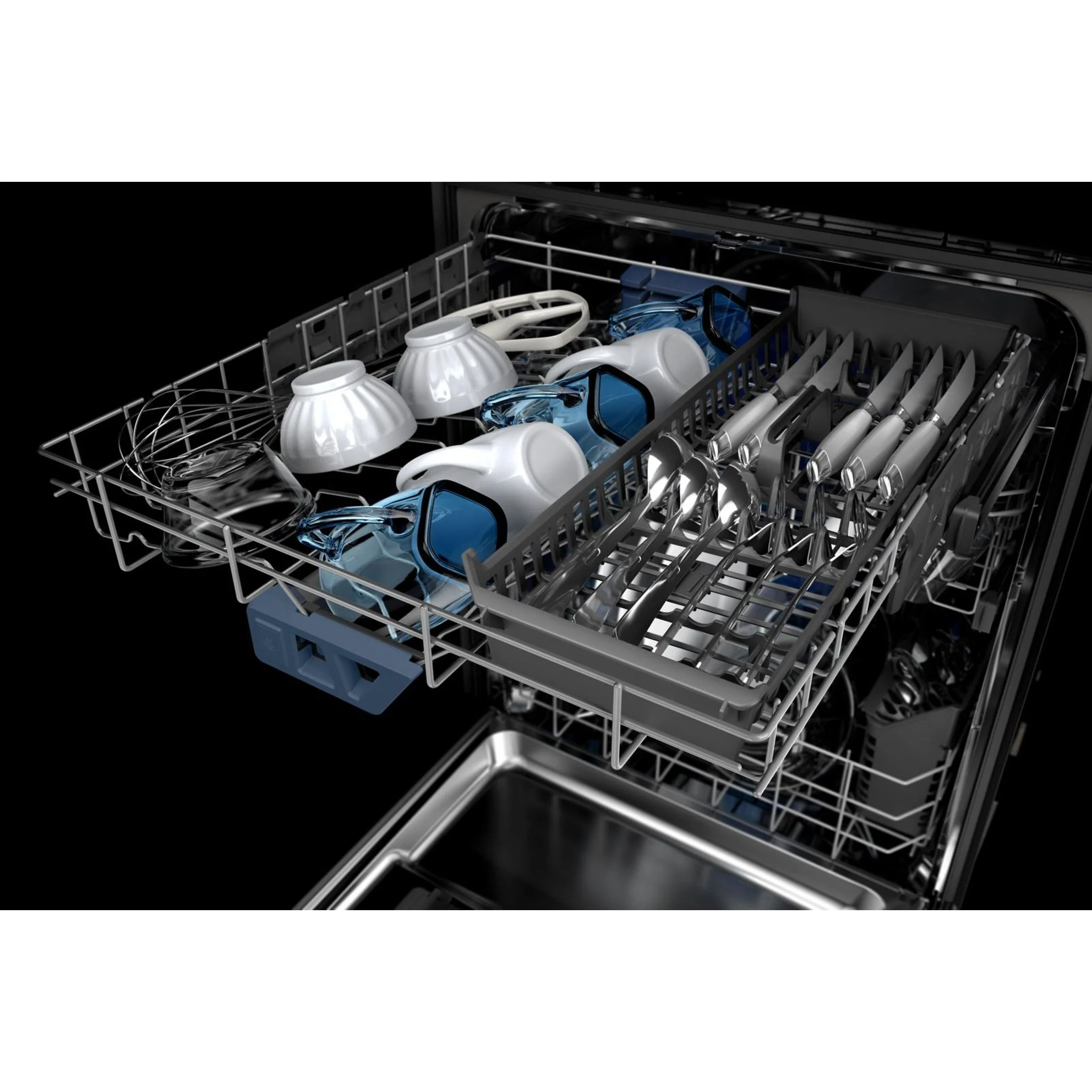 Maytag Top Control Dishwasher with Dual Power Filtration, Power  Cycle and 3rd Level Rack - Stainless Steel (MDB8959SKZ) - Image 39