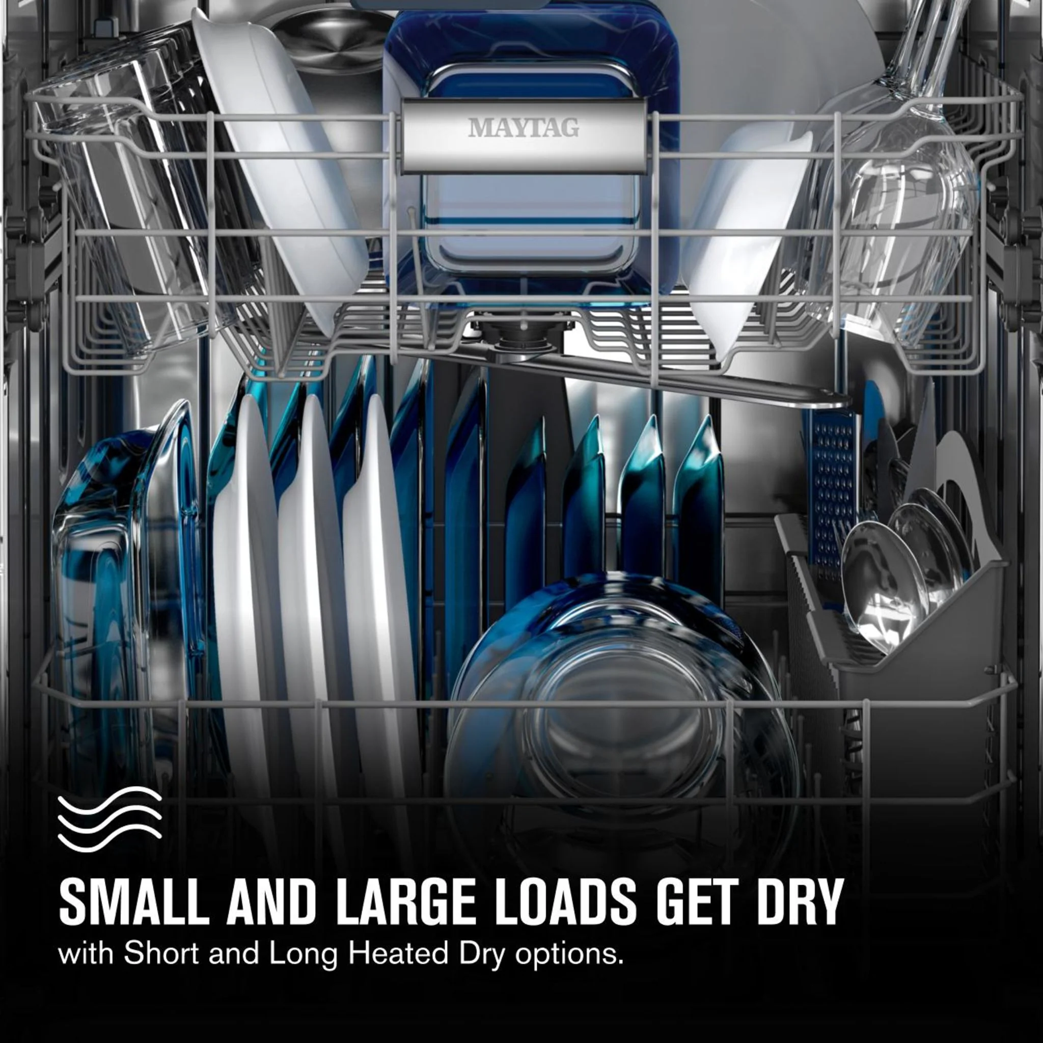 Maytag Top Control Dishwasher with Dual Power Filtration, Power  Cycle and 3rd Level Rack - Stainless Steel (MDB8959SKZ) - Image 68