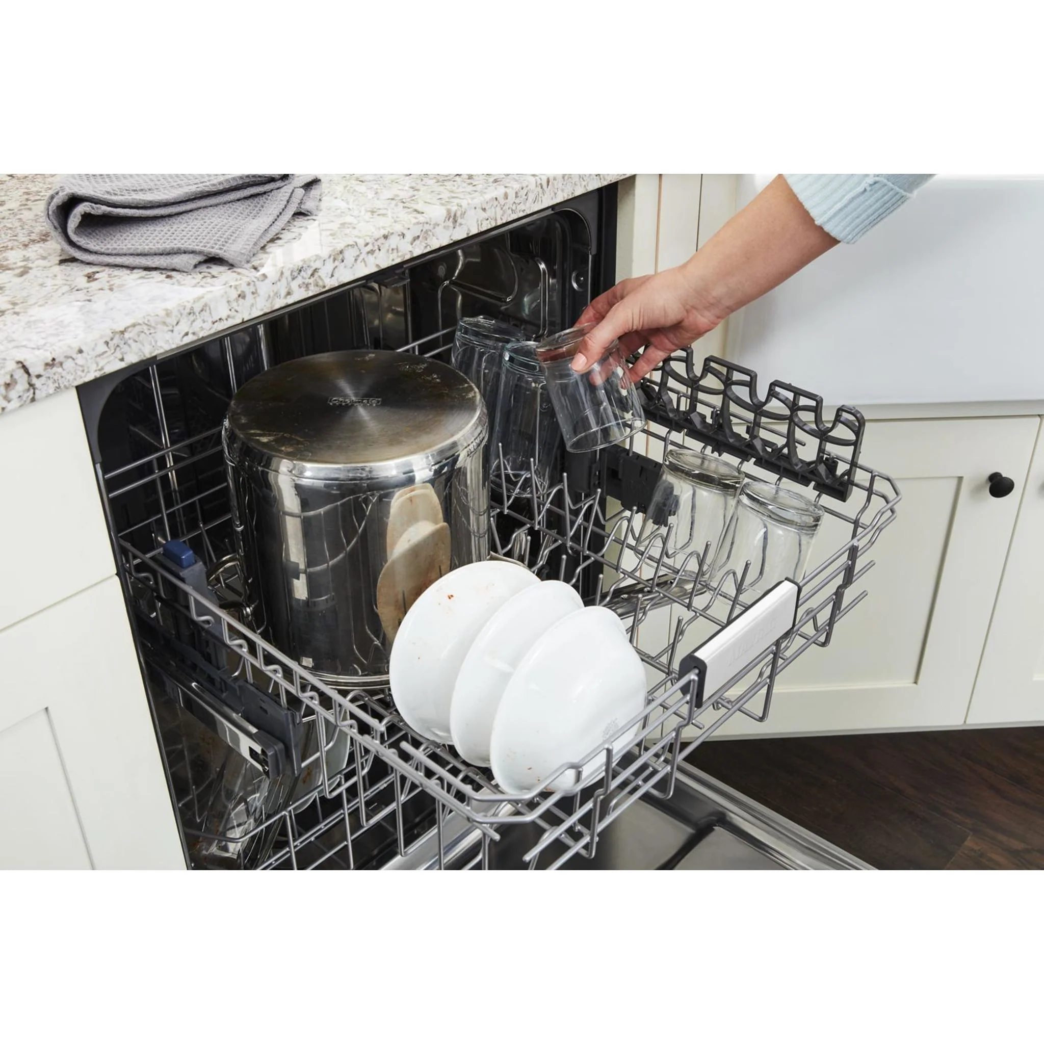 Maytag Stainless steel tub dishwasher with Dual Power Filtration -Black (MDB4949SKB) - Image 16