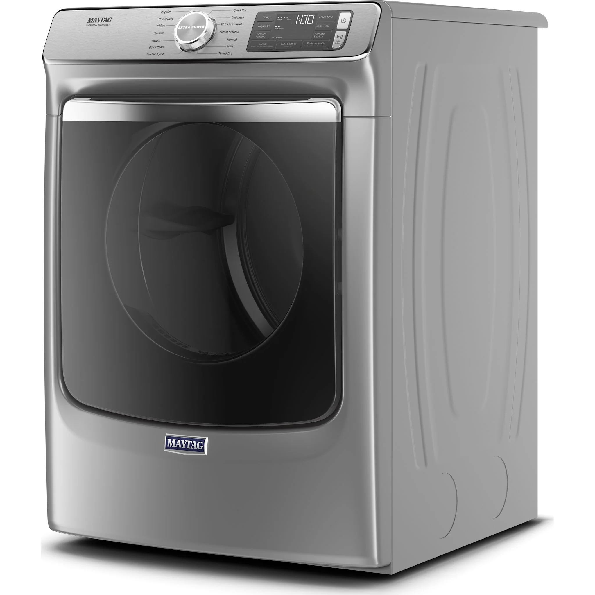Maytag Smart Front Load Gas Dryer with Extra Power & Advanced Moisture Sensing - 7.3 Cu. Ft. - Metallic Slate (MGD8630HC) - Image 3