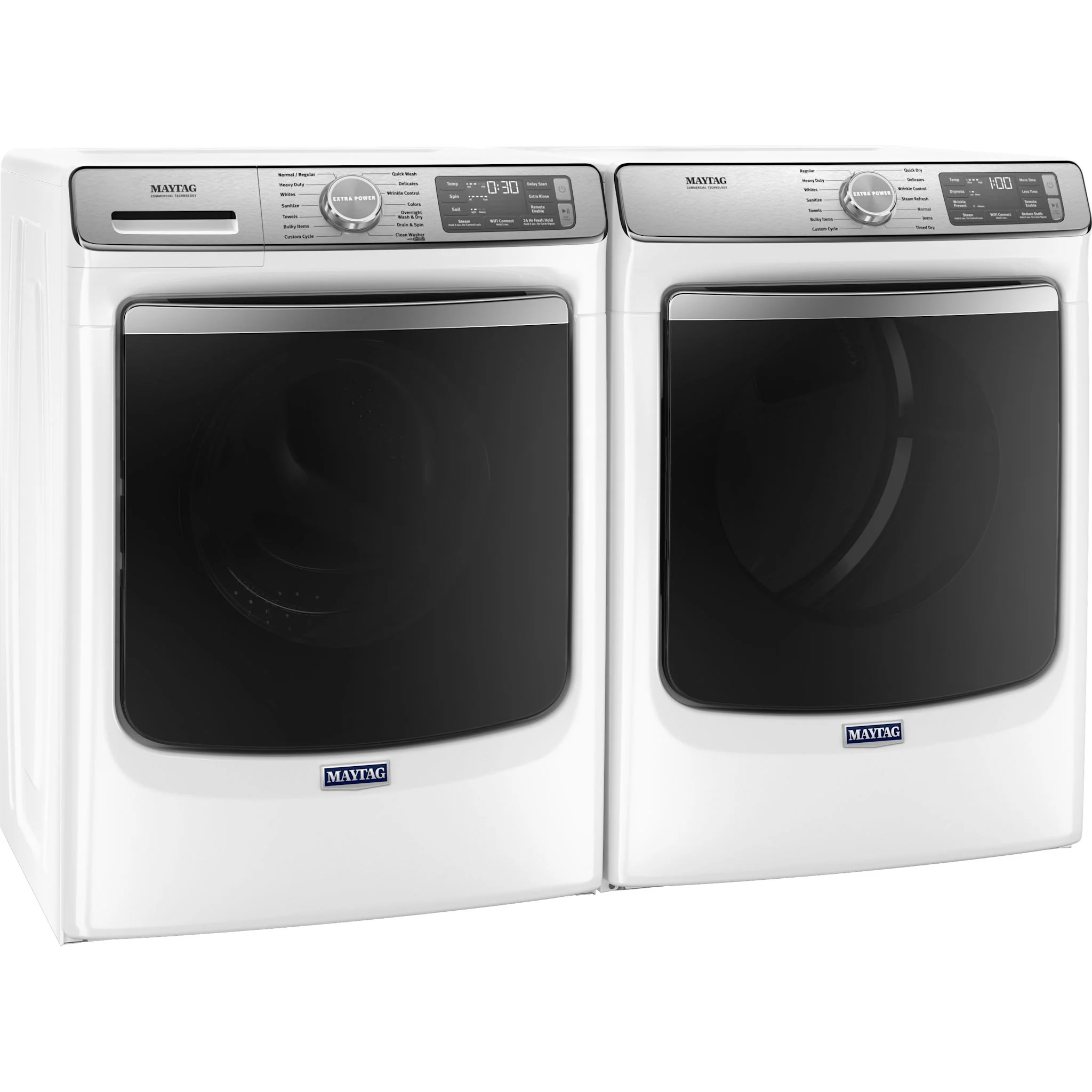 Maytag Front Load Gas Dryer with Extra Power & Advanced Moisture Sensing - 7.3 Cu. Ft. - White (MGD8630HW) - Image 16