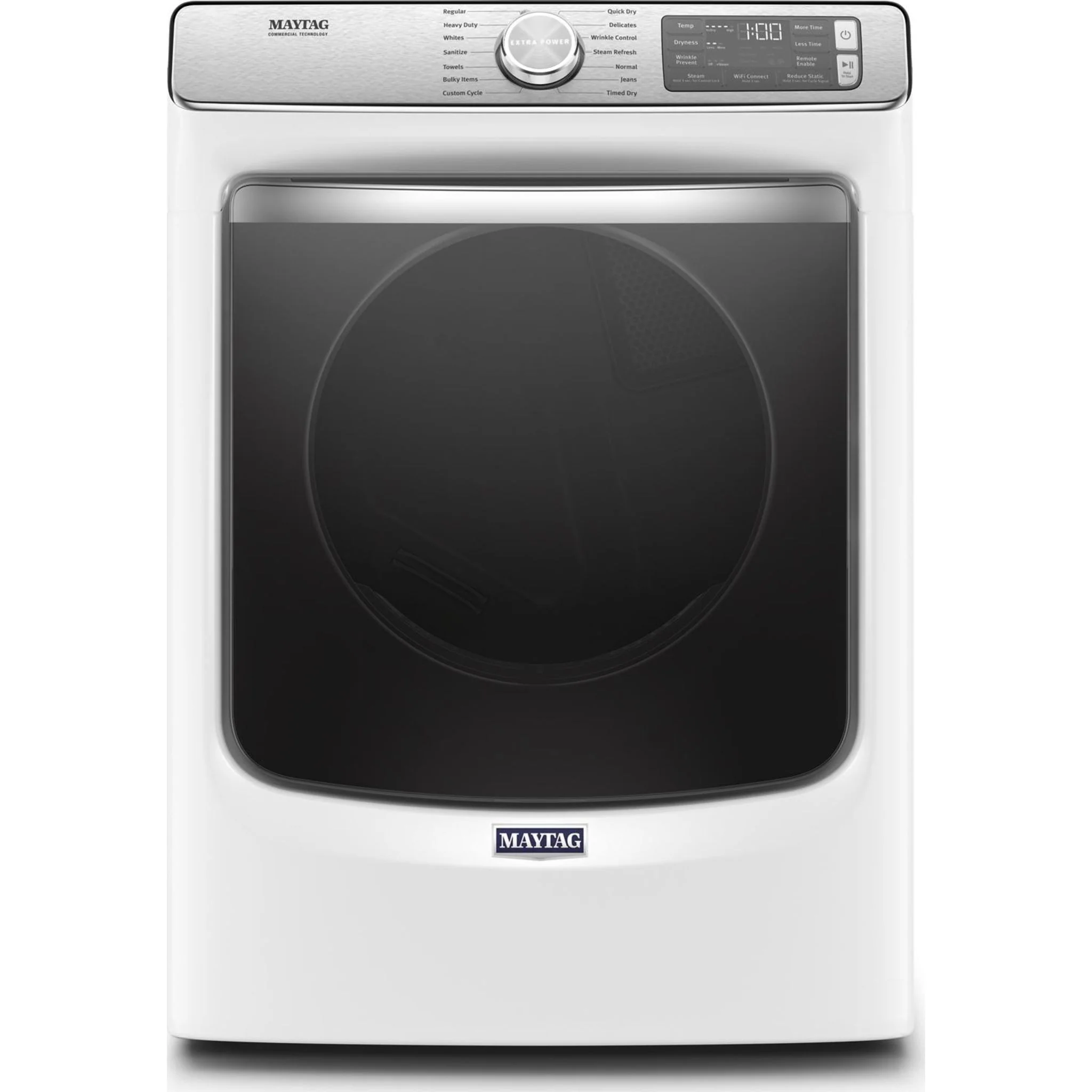 Maytag Front Load Gas Dryer with Extra Power & Advanced Moisture Sensing - 7.3 Cu. Ft. - White (MGD8630HW) - Image 22