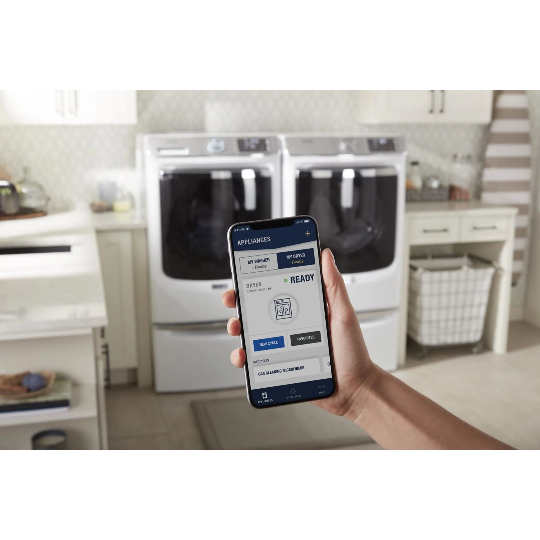 Maytag Front Load Gas Dryer with Extra Power & Advanced Moisture Sensing - 7.3 Cu. Ft. - White (MGD8630HW) - Image 9