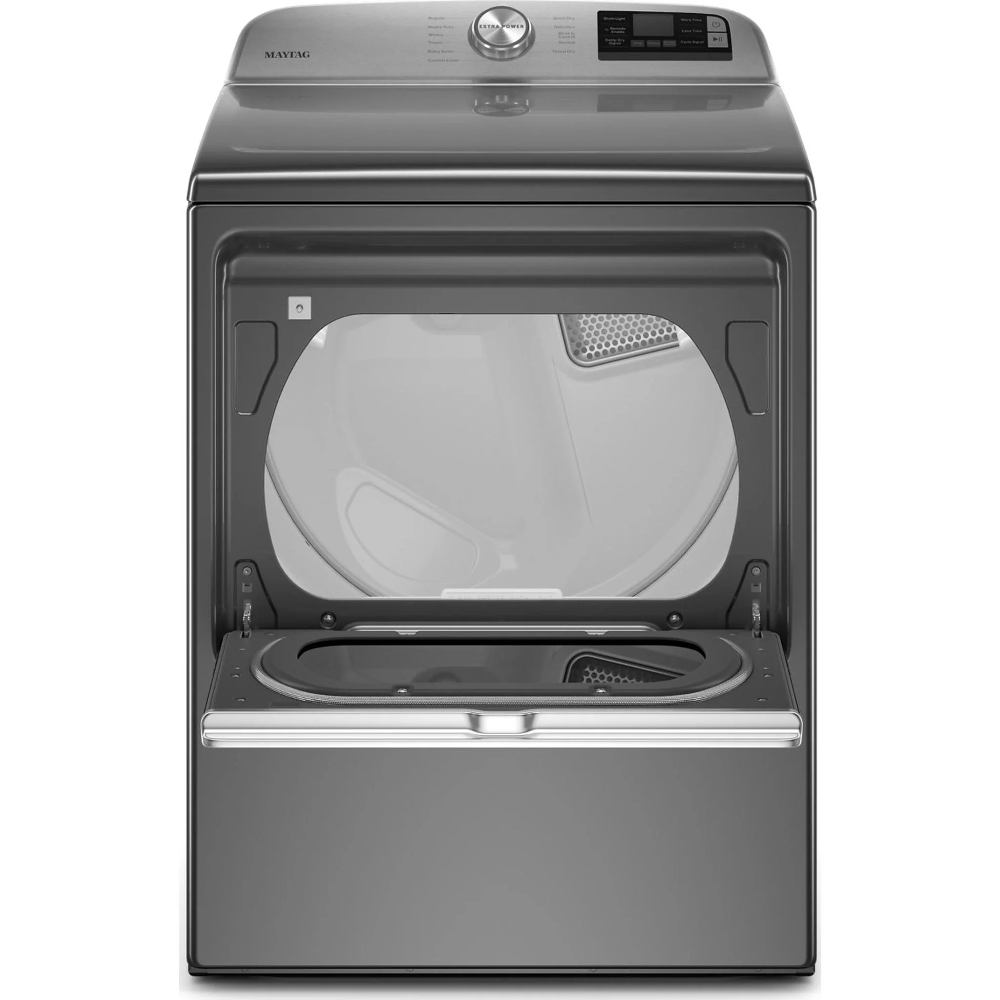 Maytag Smart Top Load Electric Dryer with Extra Power Button - 7.4 cu.ft. - Metallic Slate (YMED6230HC) - Image 31