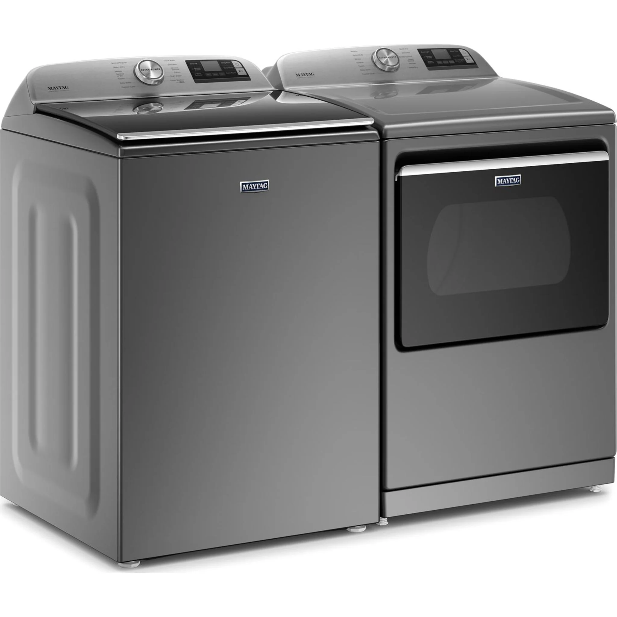 Maytag Smart Top Load Electric Dryer with Extra Power Button - 7.4 cu.ft. - Metallic Slate (YMED7230HC) - Image 24