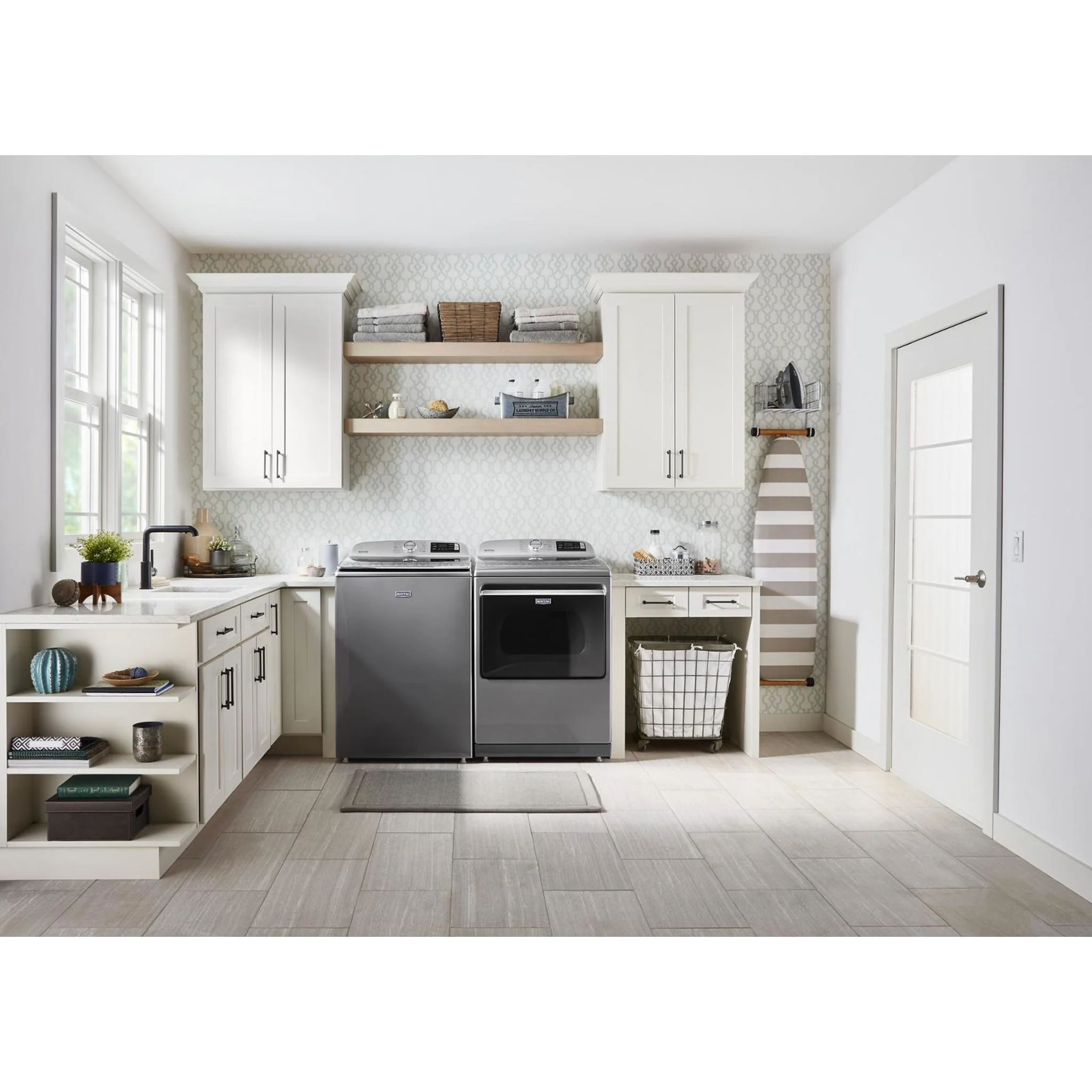 Maytag Smart Top Load Electric Dryer with Extra Power Button - 7.4 cu.ft. - Metallic Slate (YMED7230HC) - Image 40