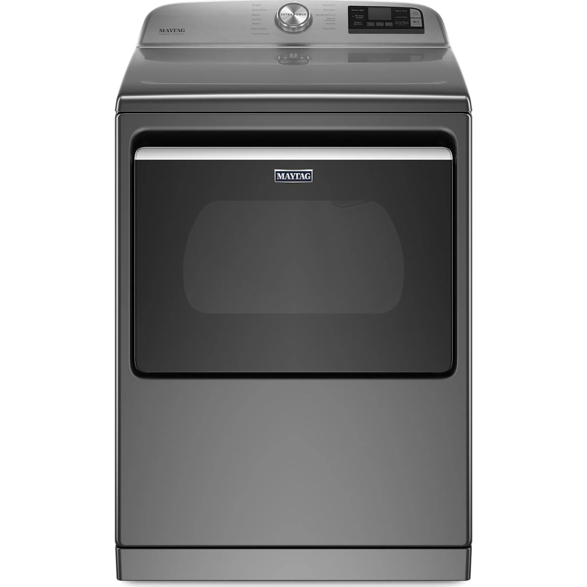 Maytag Smart Top Load Electric Dryer with Extra Power Button - 7.4 cu.ft. - Metallic Slate (YMED7230HC) - Image 6