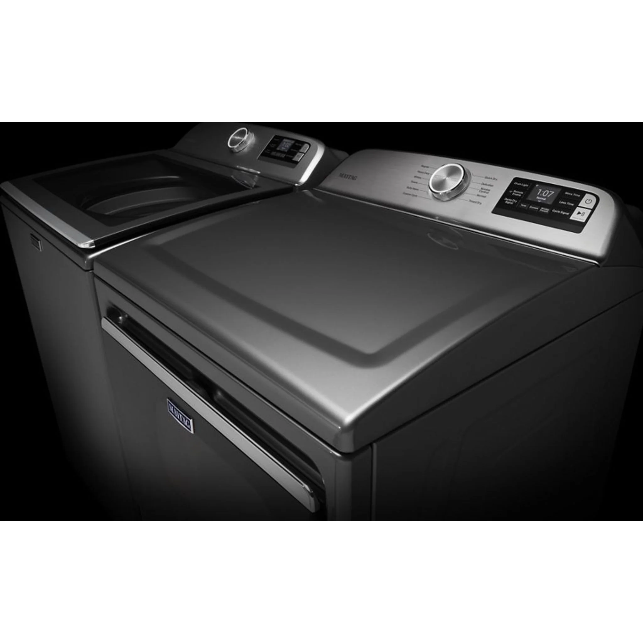 Maytag Smart Top Load Gas Dryer with Extra Power Button - 7.4 cu.ft. - White (MGD6230HW) - Image 14
