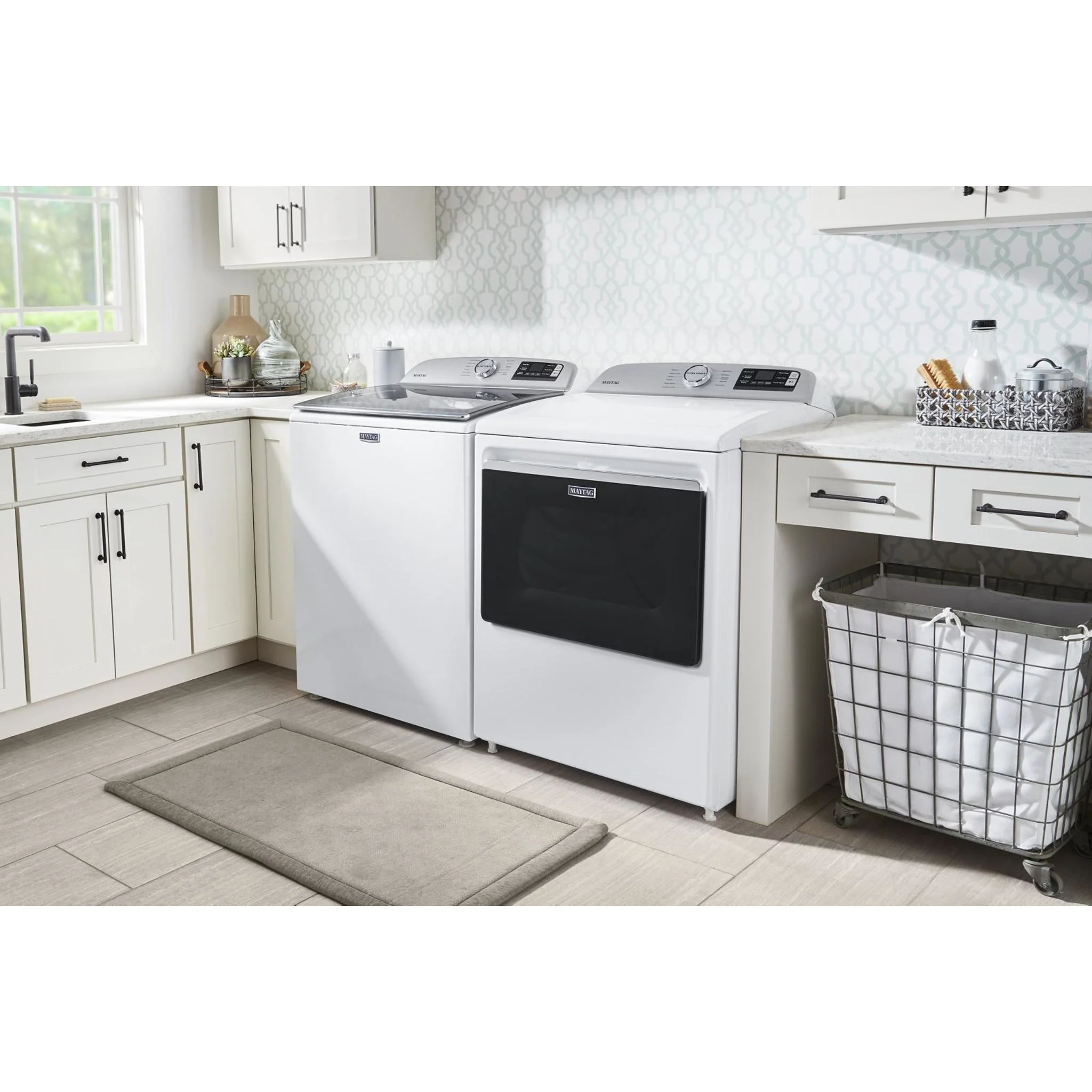 Maytag Smart Top Load Gas Dryer with Extra Power Button - 7.4 cu.ft. - White (MGD6230HW) - Image 23
