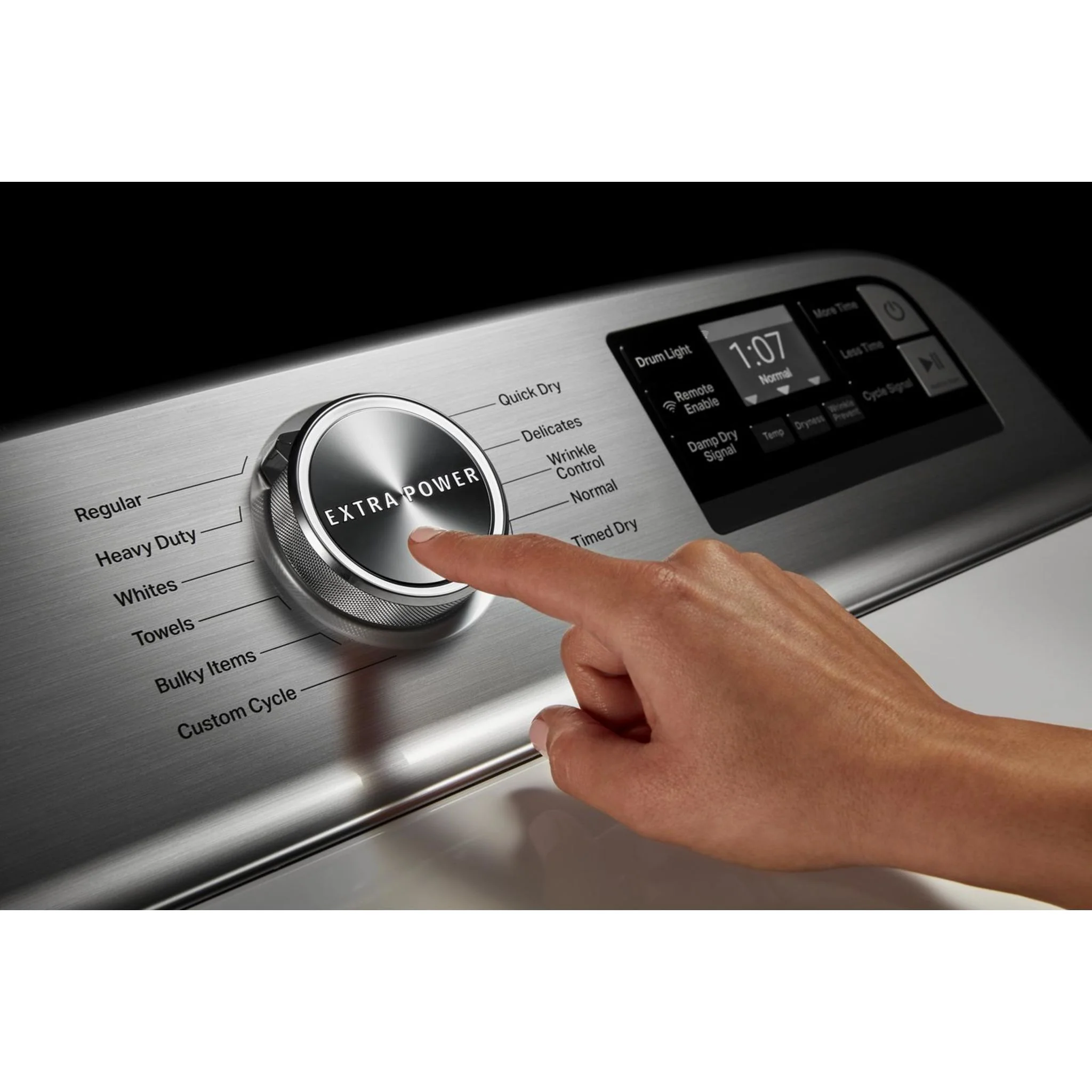 Maytag Smart Top Load Gas Dryer with Extra Power Button - 7.4 cu.ft. - White (MGD6230HW) - Image 28