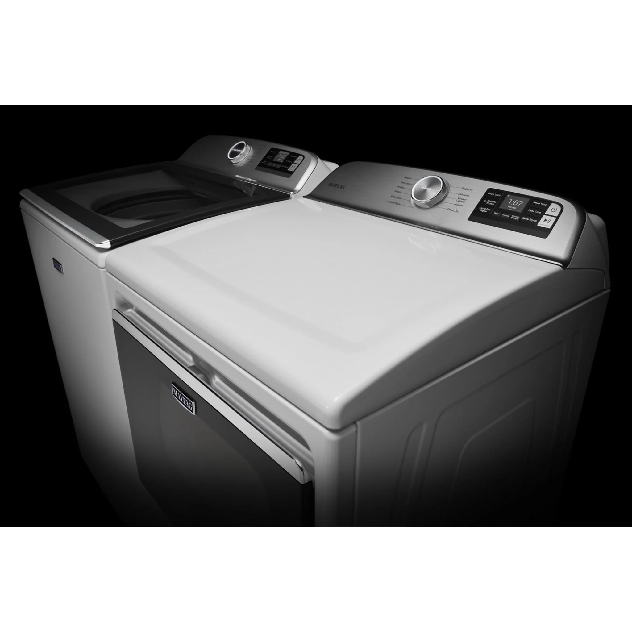 Maytag Smart Top Load Gas Dryer with Extra Power Button - 7.4 cu.ft. - White (MGD6230HW) - Image 29