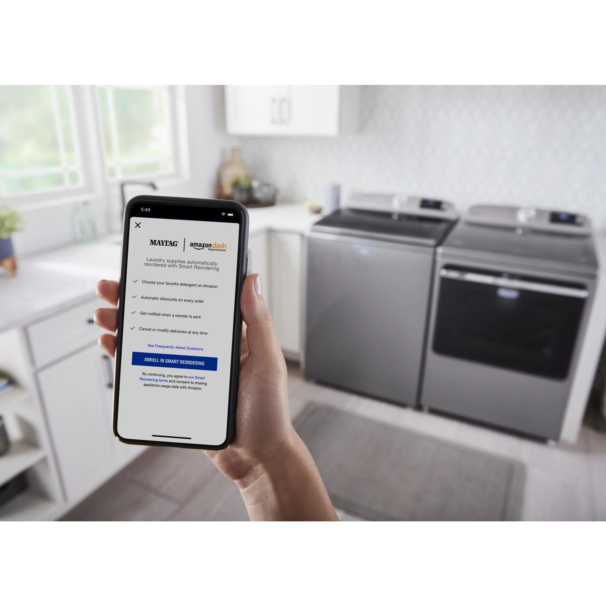 Maytag Smart Top Load Gas Dryer with Extra Power Button - 7.4 cu.ft. - White (MGD6230HW) - Image 38