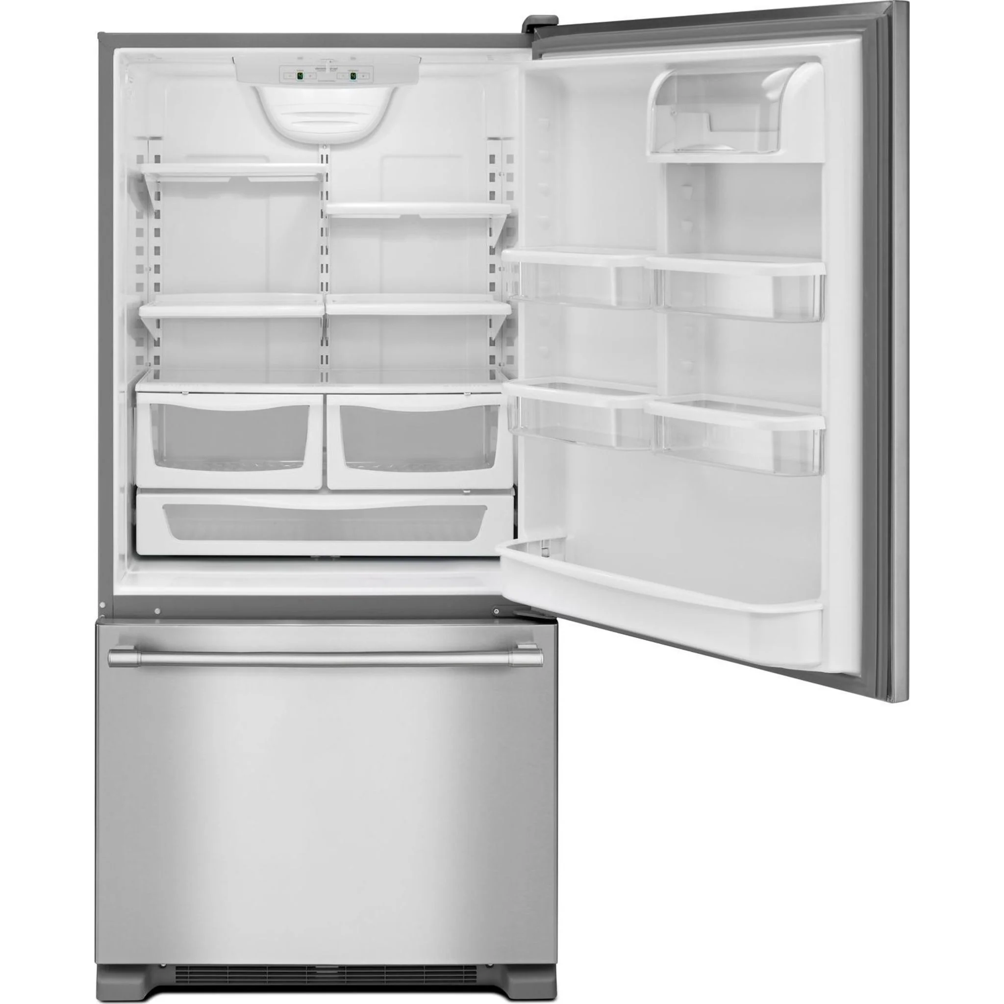 Maytag 33-Inch Wide Bottom Mount Refrigerator - 22 Cu. Ft. -Stainless Steel (MBF2258FEZ) - Image 10