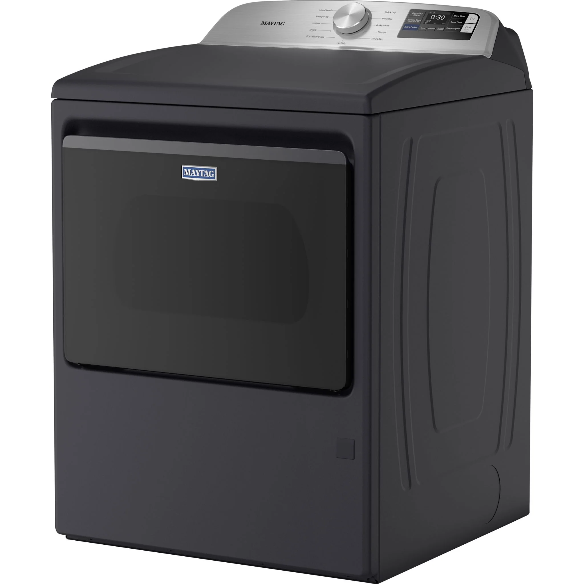Maytag 7.4 Cu. Ft. Top Load Gas Dryer with Extra Power and Advanced Moisture Sensing - Midnight Steel (MGD6205RF) - Image 10