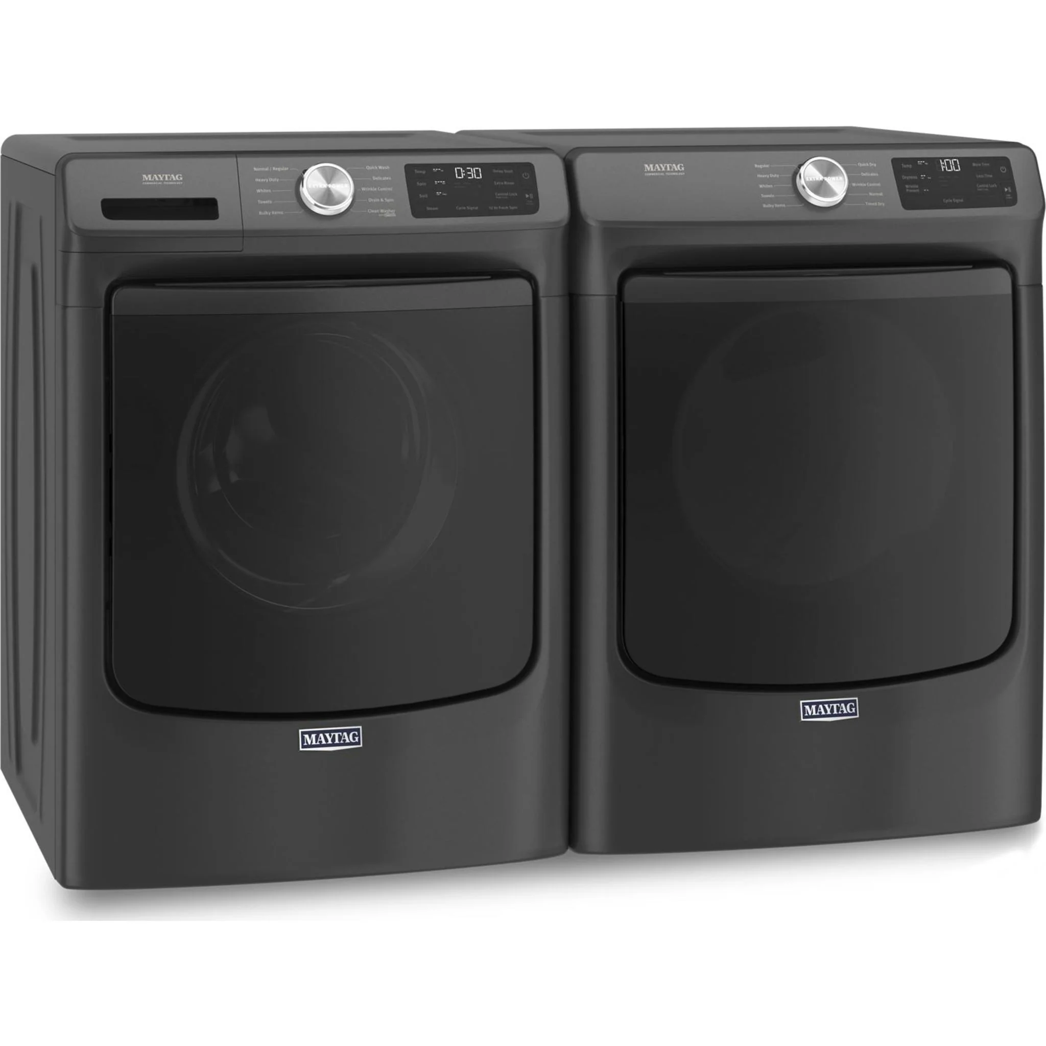 Maytag Front Load Electric Dryer with Extra Power and Quick Dry cycle - 7.3 cu. ft. -Volcano Black (YMED5630MBK) - Image 17