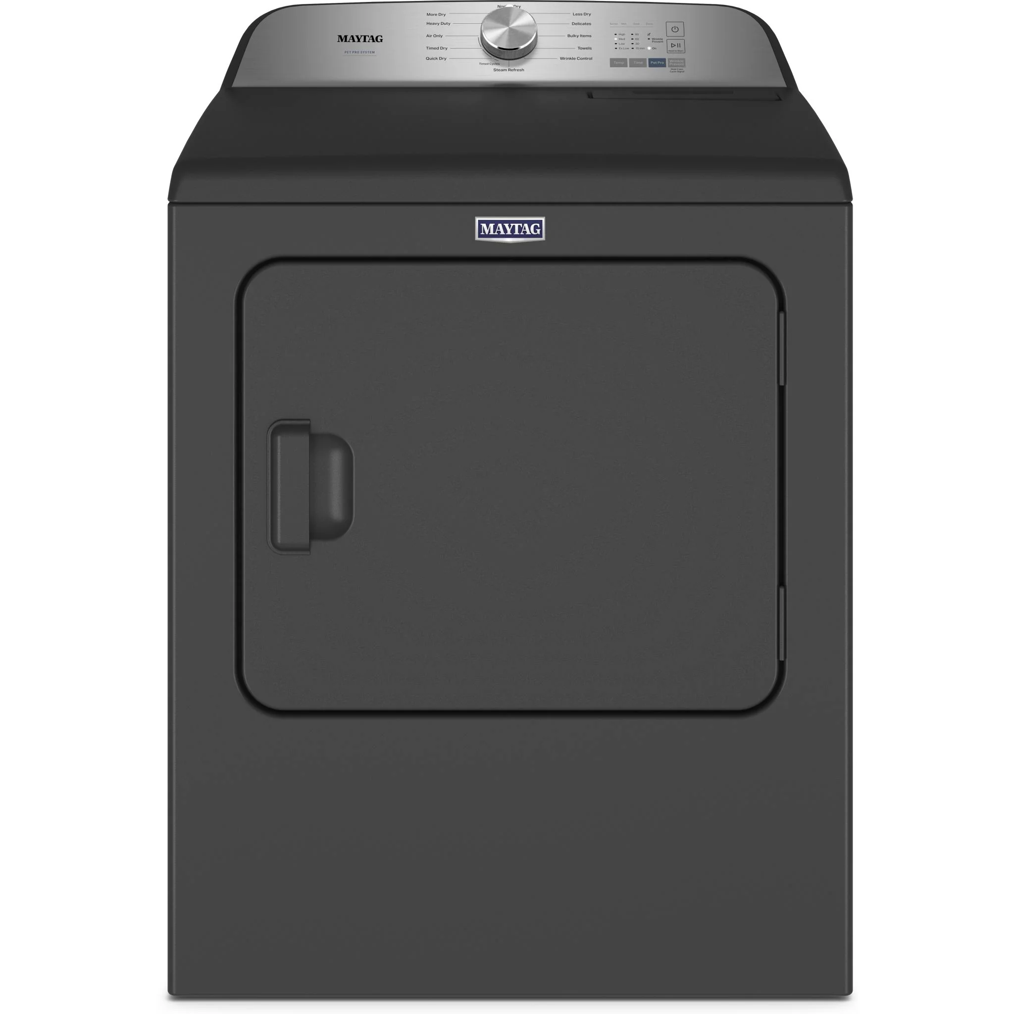 Maytag Pet Pro Top Load Electric Dryer - 7.0 cu.ft. - Volcano Black (YMED6500MBK)