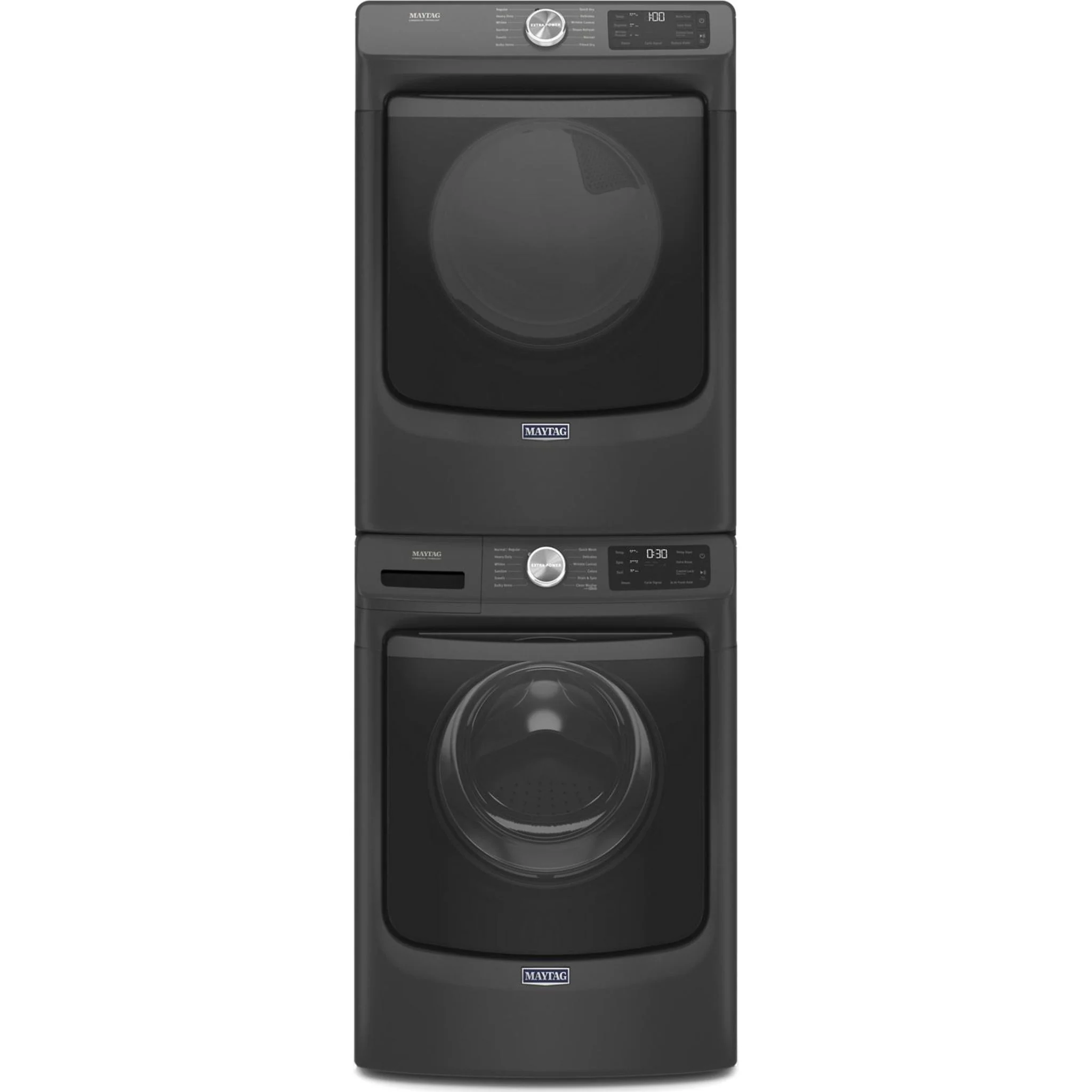 Maytag Front Load Electric Dryer with Extra Power and Quick Dry Cycle - 7.3 cu. ft. -Volcano Black (YMED6630MBK) - Image 18
