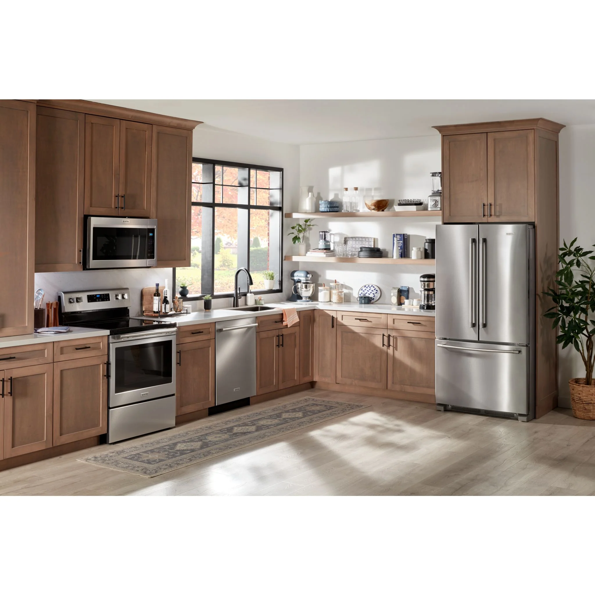 Maytag French Door Bottom Mount Refrigerator with Max Cool Setting -Fingerprint Resistant Stainless Steel (MRFF4236RZ) - Image 10