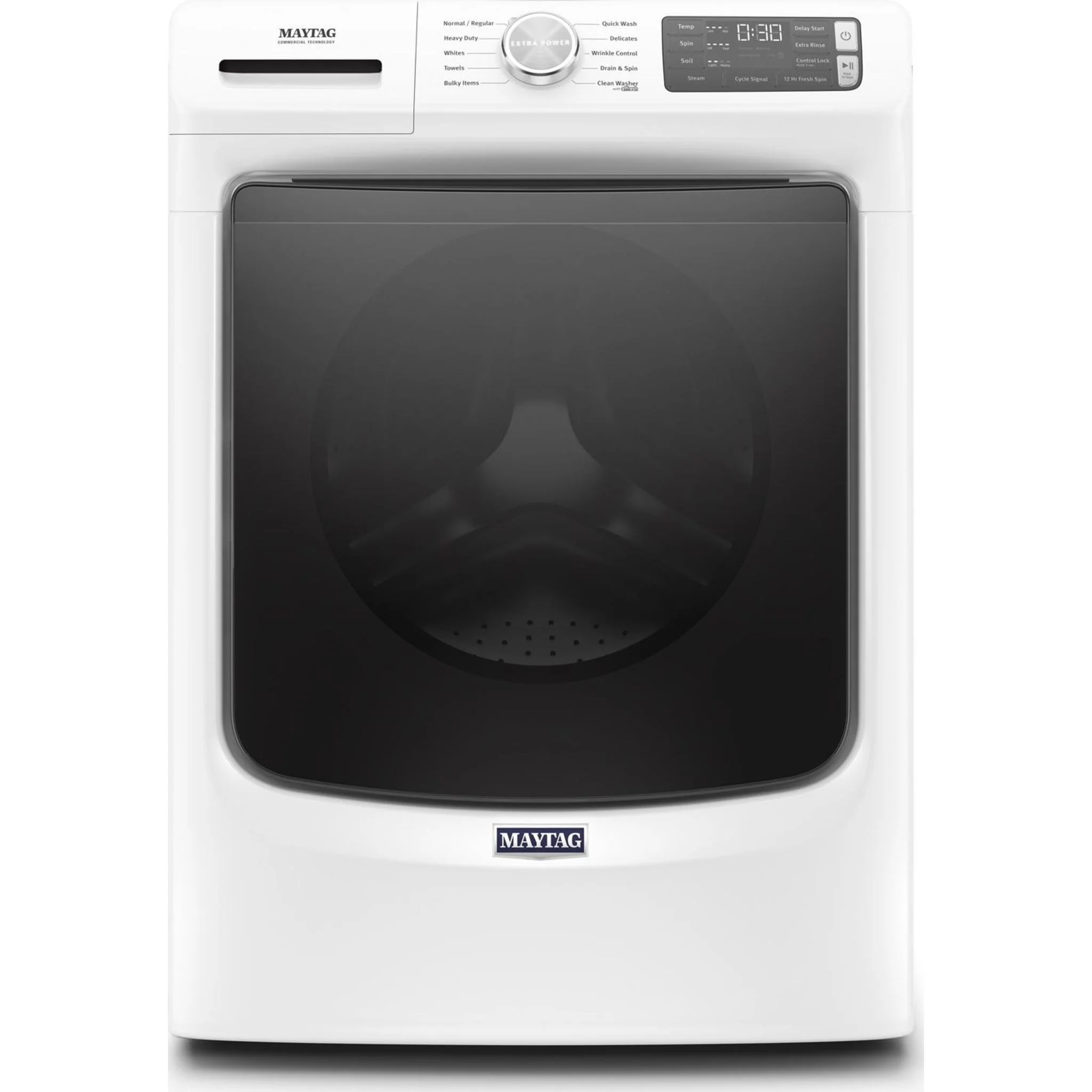 Maytag Front Load Washer with Extra Power and 12-Hr Fresh Spinoption - 5.2 cu. ft. -White (MHW5630HW)