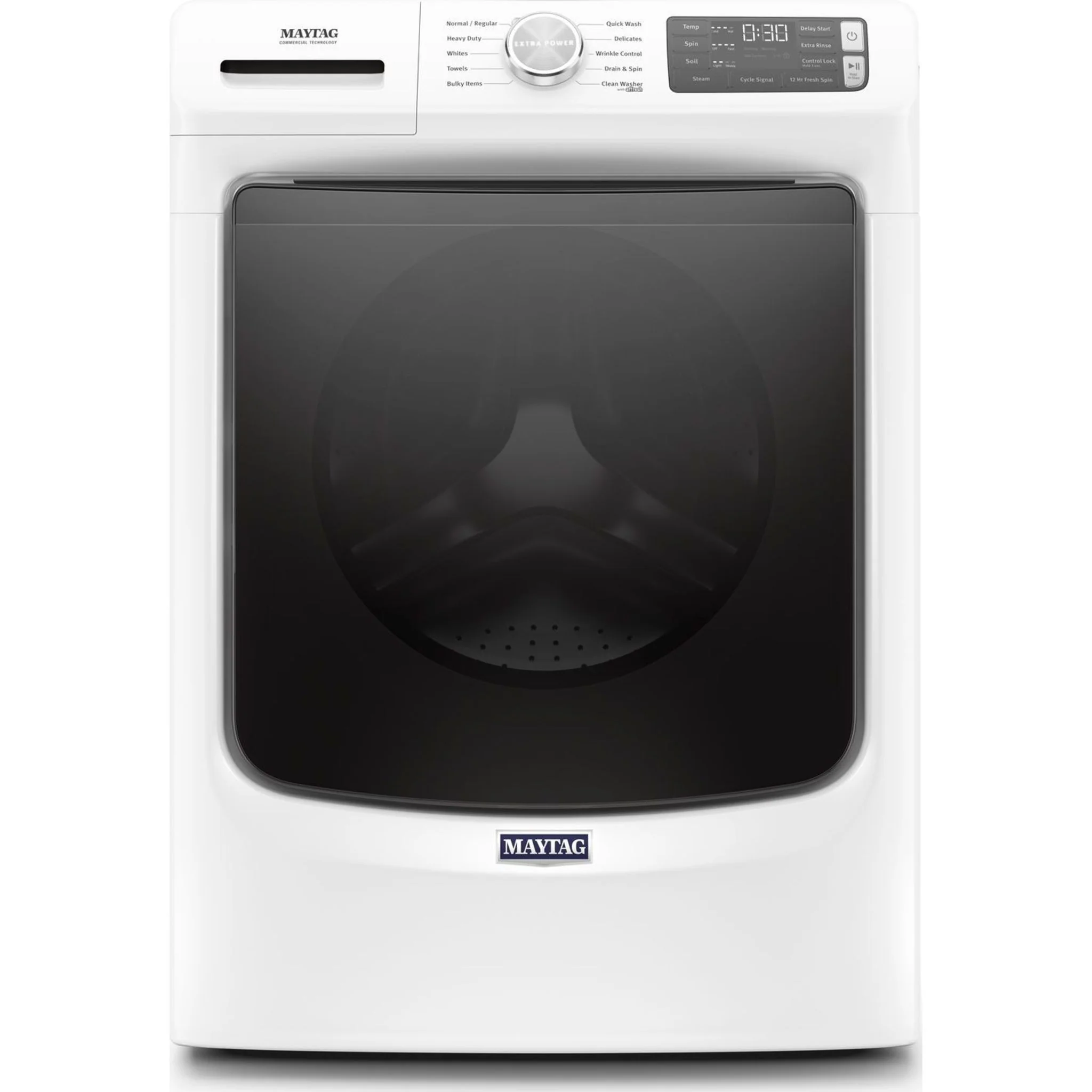 Maytag Front Load Washer with Extra Power and 12-Hr Fresh Spinoption - 5.2 cu. ft. -White (MHW5630HW) - Image 13