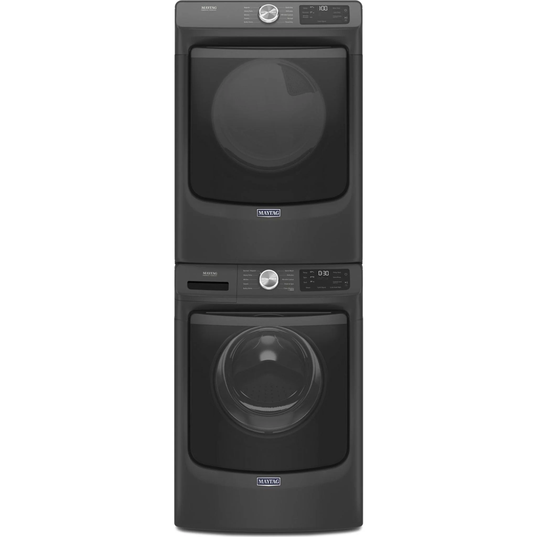 Maytag Front Load Washer with Extra Power and 12-Hr Fresh Spinoption - 5.2 cu. ft. -Volcano Black (MHW5630MBK) - Image 13