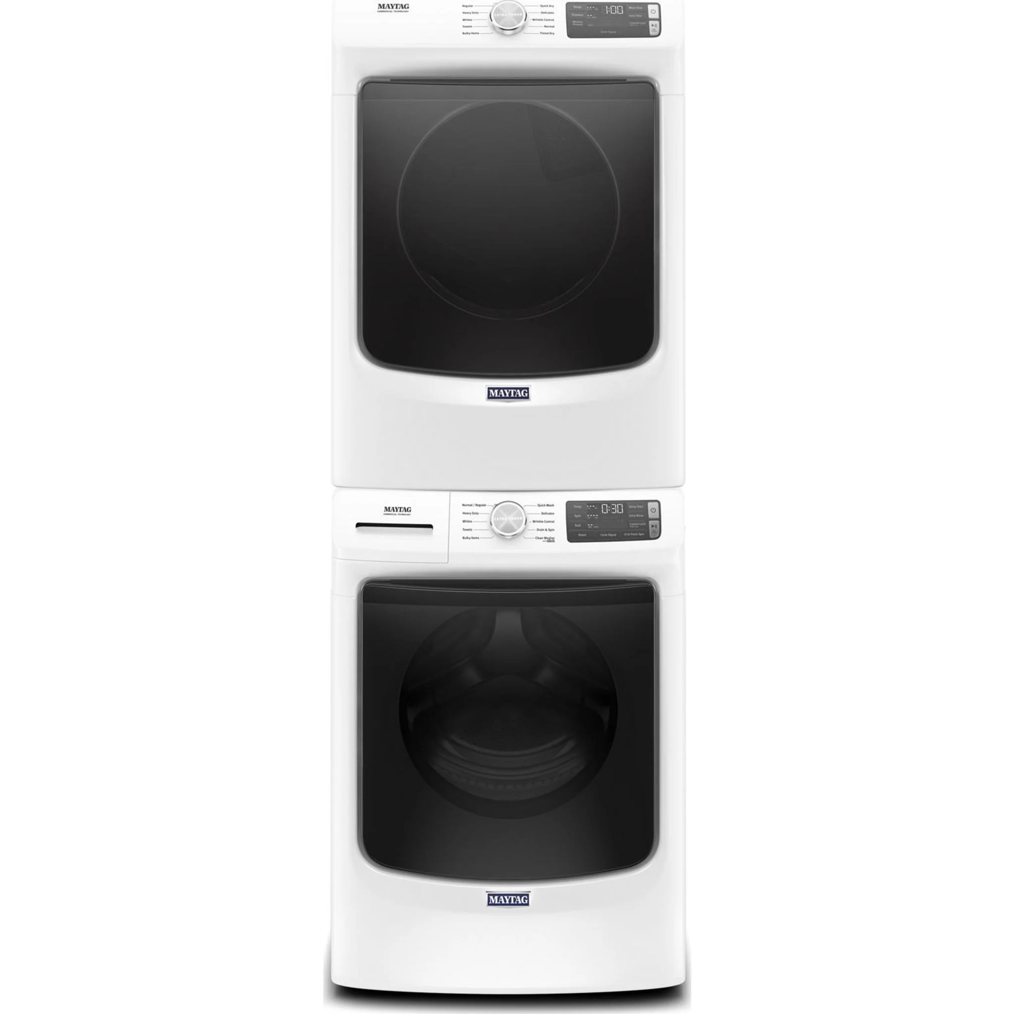 Maytag Front Load Washer with Extra Power and 16-Hr Fresh Hold option - 5.5 cu. ft. -White (MHW6630HW) - Image 19