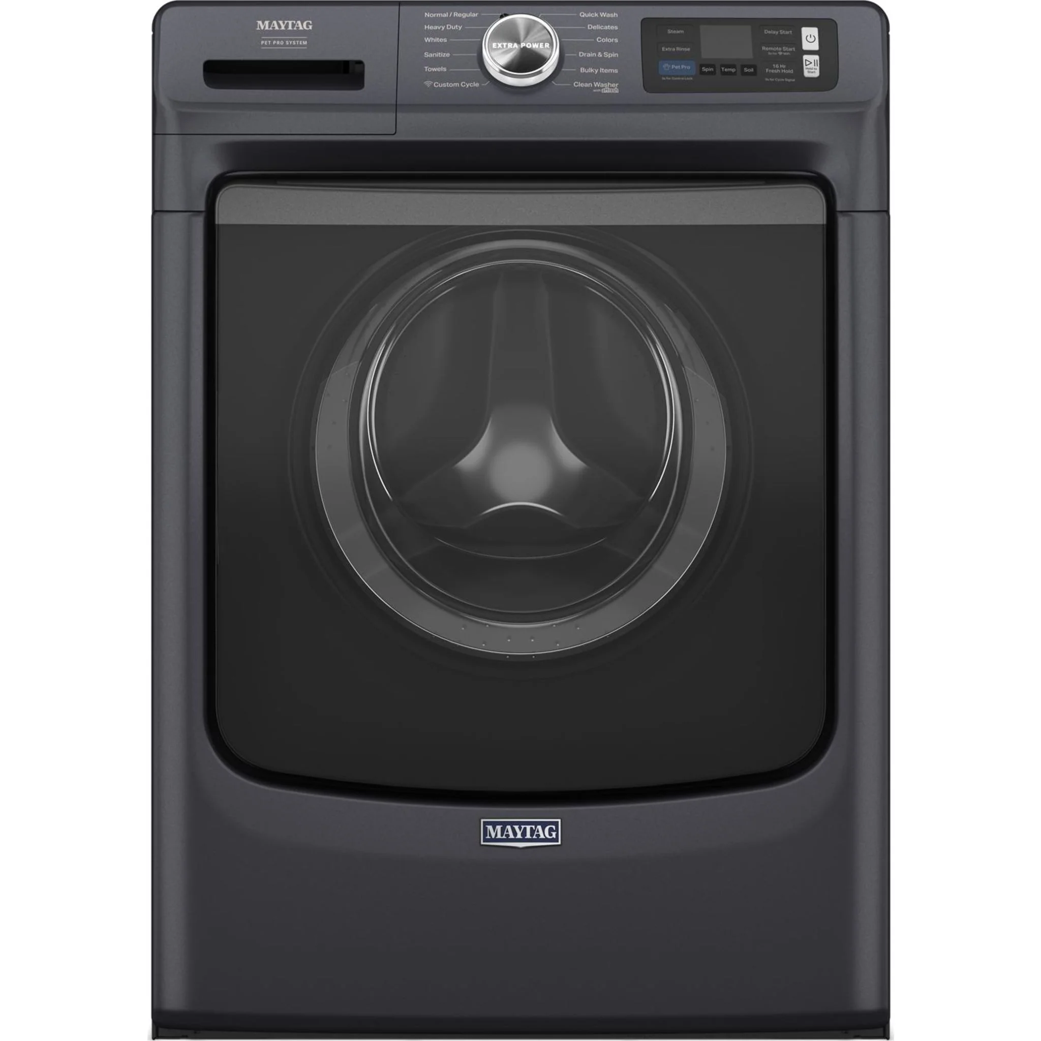 Maytag Smart Pet Pro Front Load Washer - 5.8 CU. FT. (I.E.C.) -Midnight Steel (MFW7020RF)