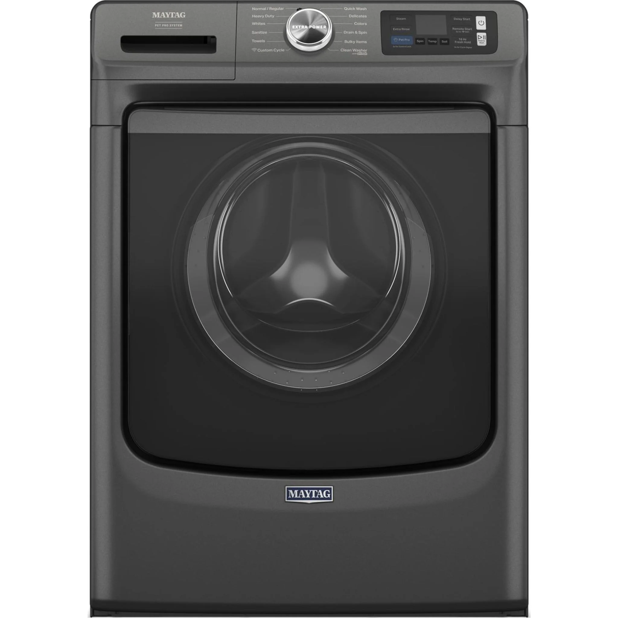Maytag Smart Pet Pro Front Load Washer - 5.8 CU. FT. (I.E.C.) -Volcano Black (MFW7020RU)