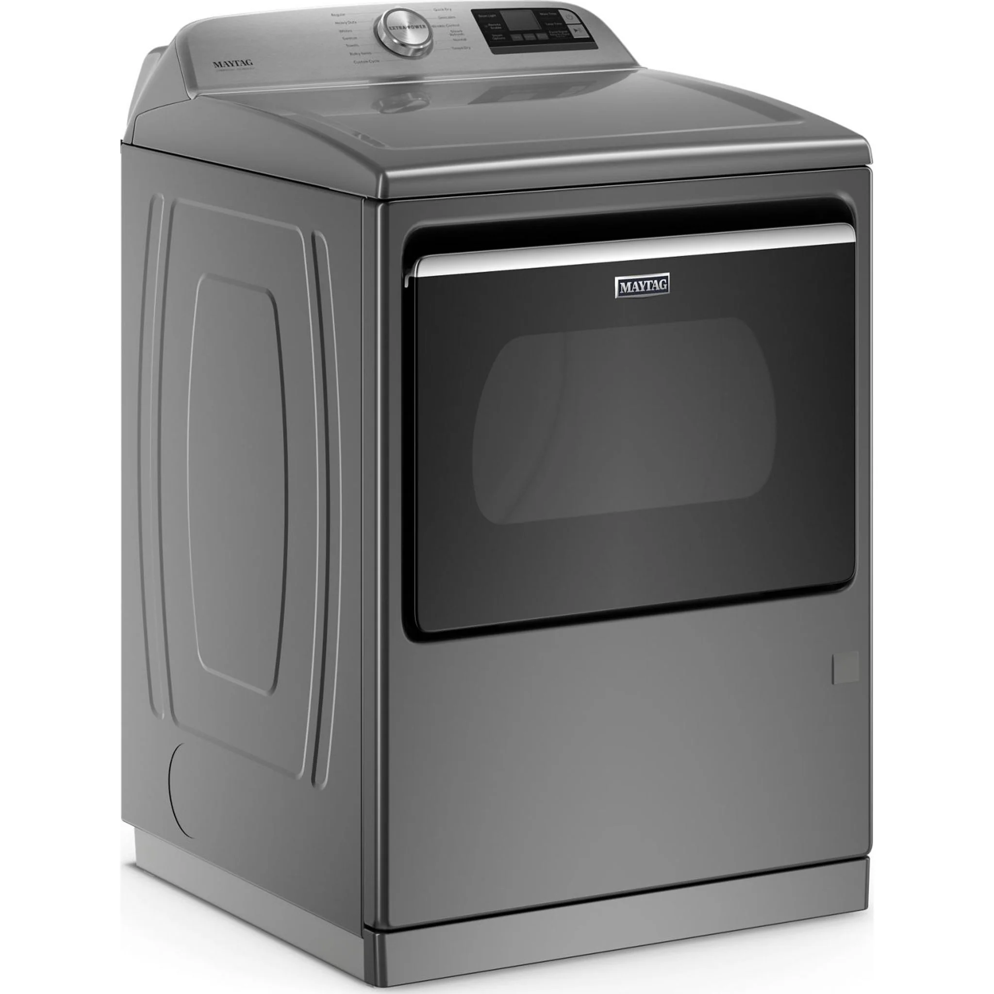 Maytag Smart Top Load Gas Dryer with Extra Power Button - 7.4 cu.ft. - Metallic Slate (MGD7230HC) - Image 10