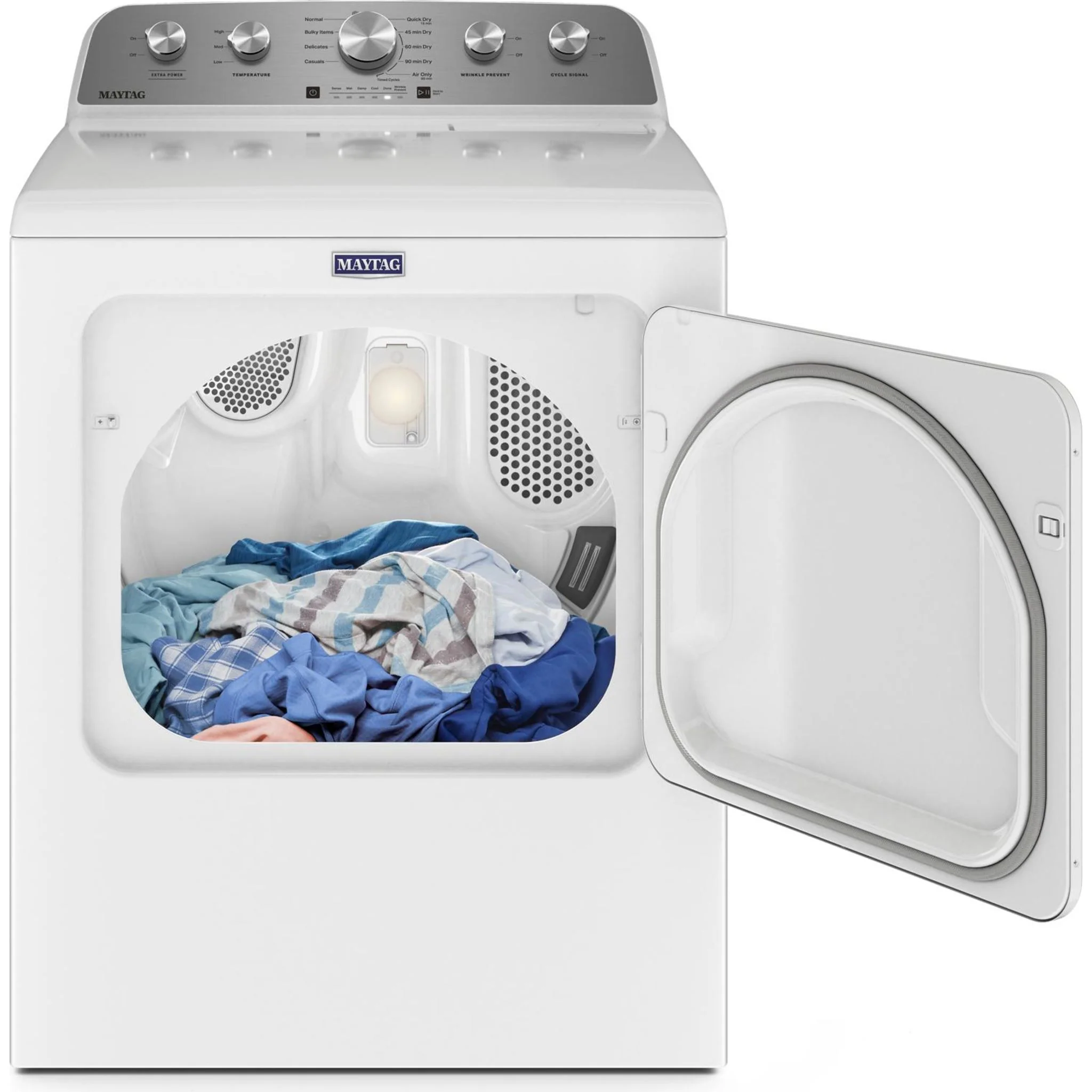 Maytag Top Load Gas Dryer with Extra Power - 7.0 cu. ft. -White (MGD5030MW) - Image 8
