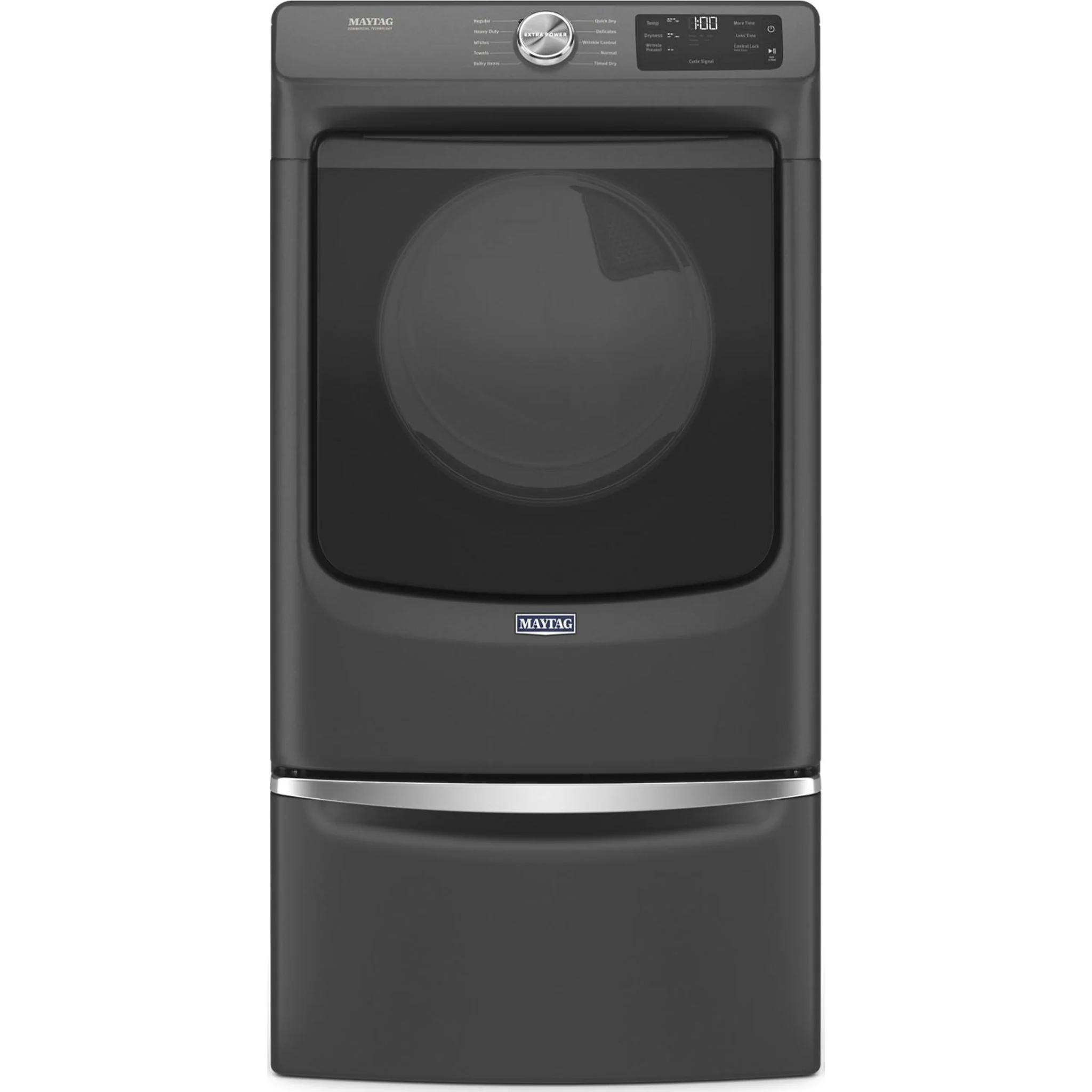 Maytag Front Load Gas Dryer with Extra Power and Quick Dry cycle - 7.3 cu. ft. -Volcano Black (MGD5630MBK) - Image 17