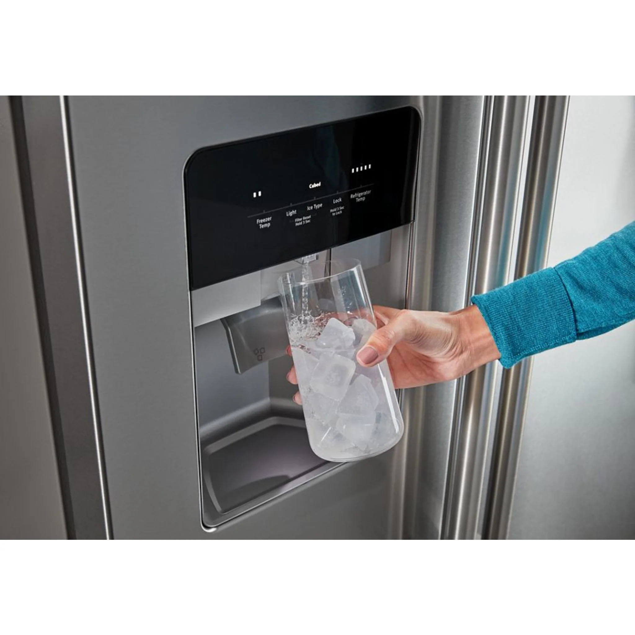 Maytag 36-Inch Wide Side-by-Side Refrigerator - 25 Cu. Ft. -Fingerprint Resistant (MRSF4036PZ) - Image 7